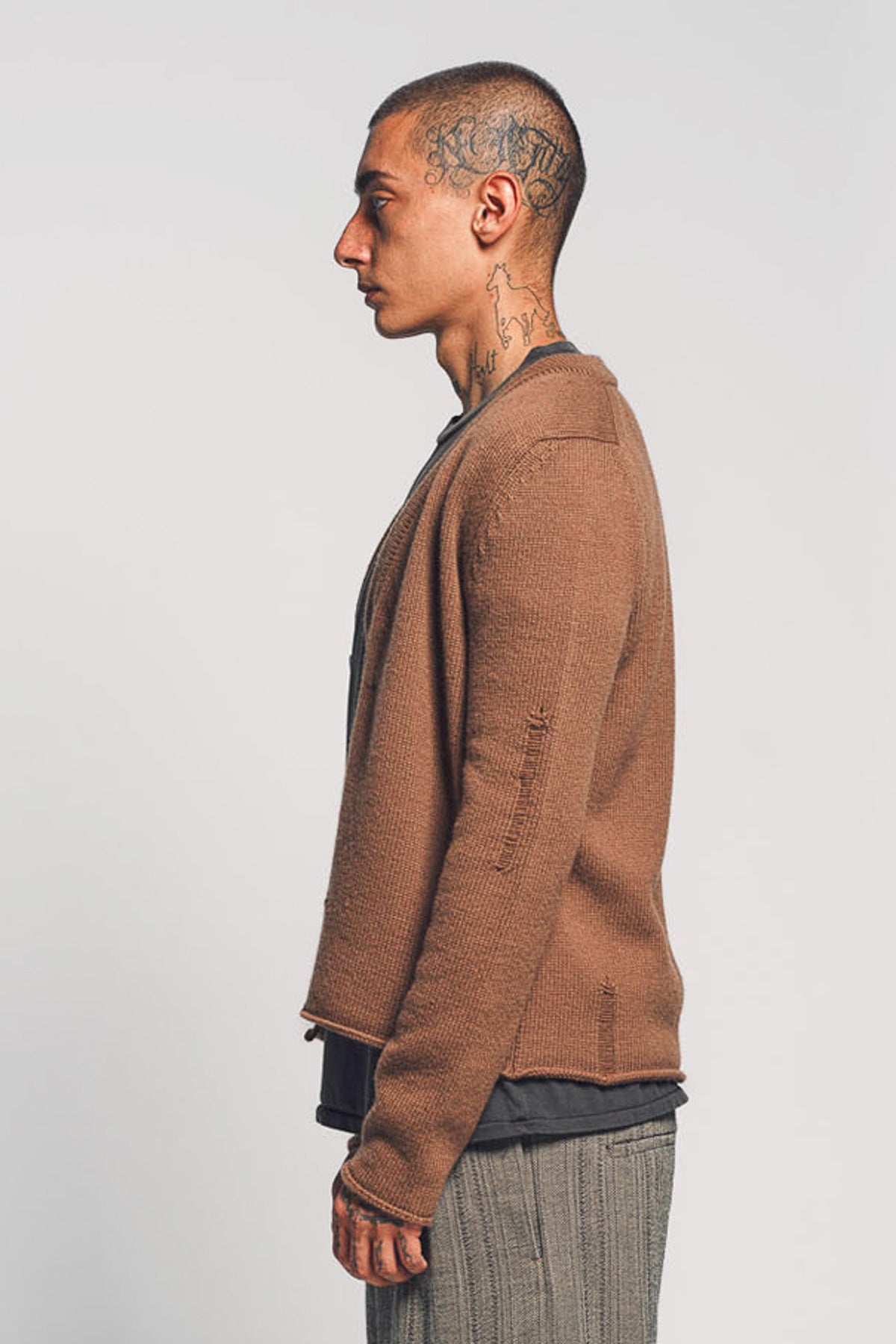 K'ANG | CASHMERE V-NECK CARDIGAN