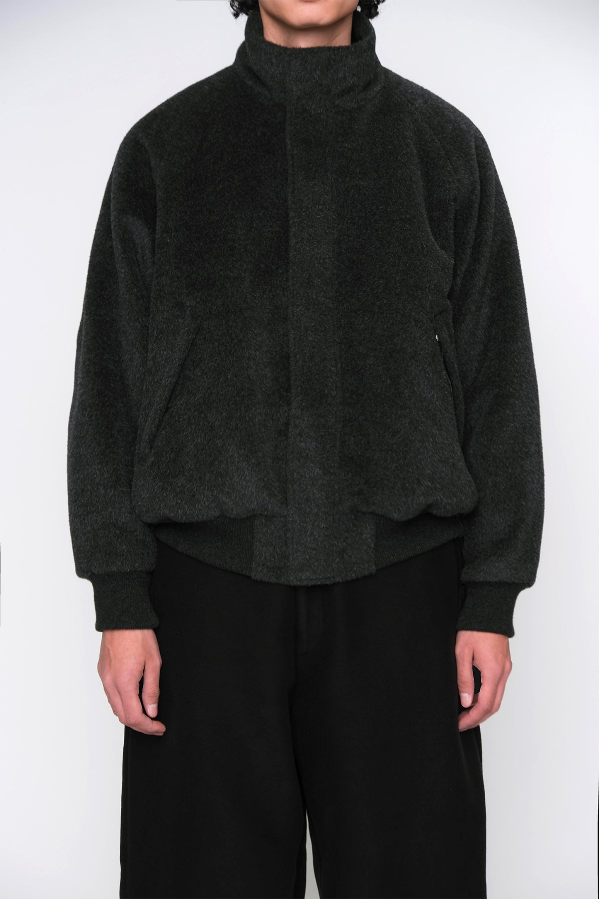 A.PRESSE | BABY ALPACA BEAVER CLOTH JACKET