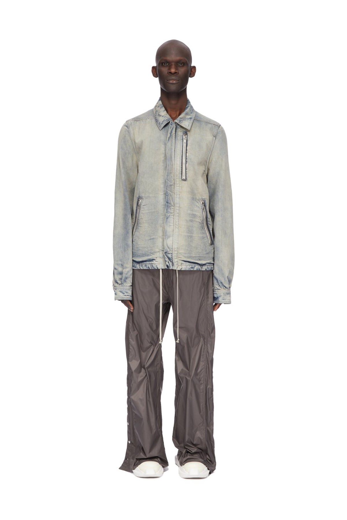 RICK OWENS DRKSHDW | DENIM CONCEALED ZIPFRONT JACKET