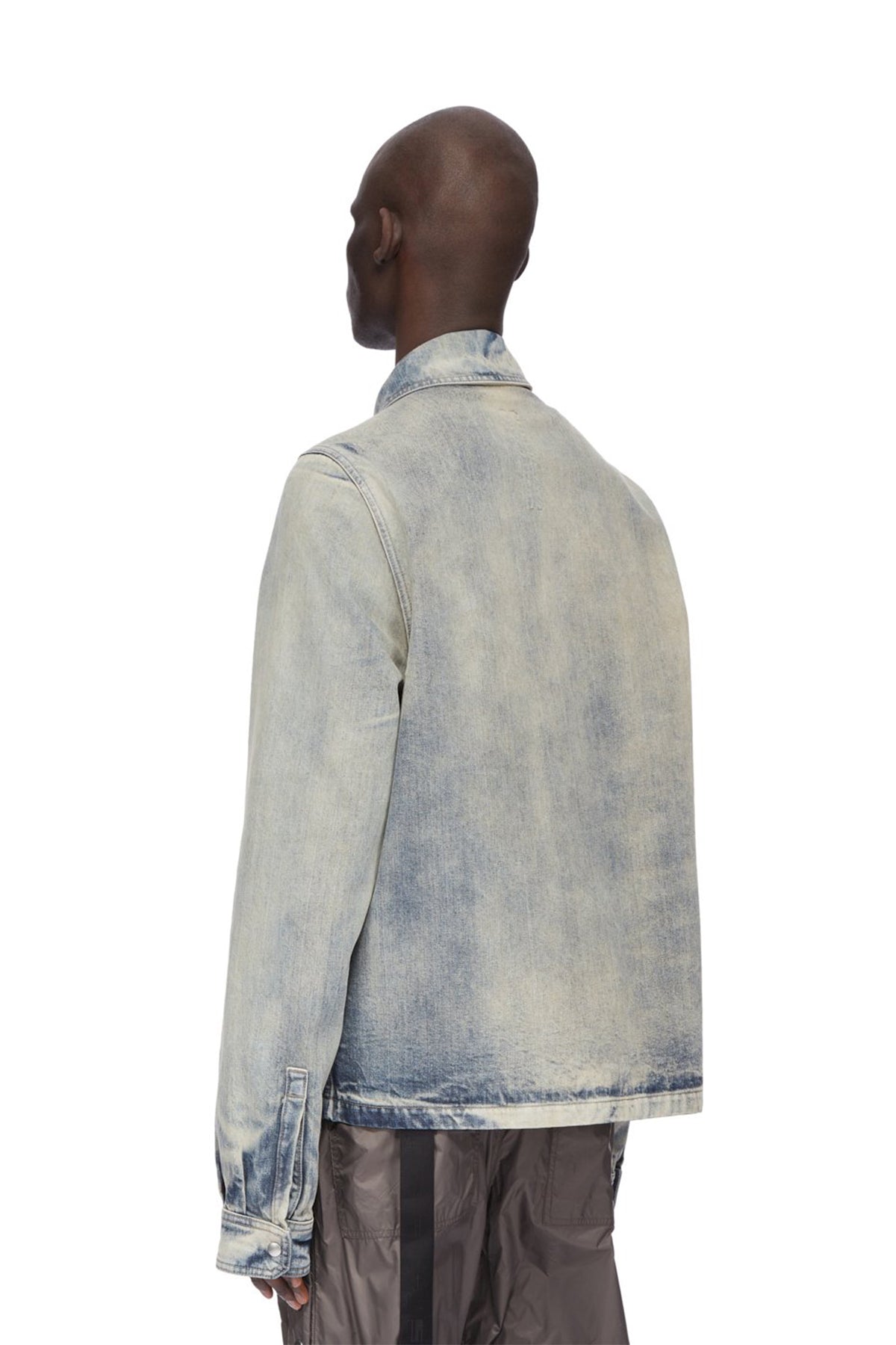 RICK OWENS DRKSHDW | DENIM CONCEALED ZIPFRONT JACKET