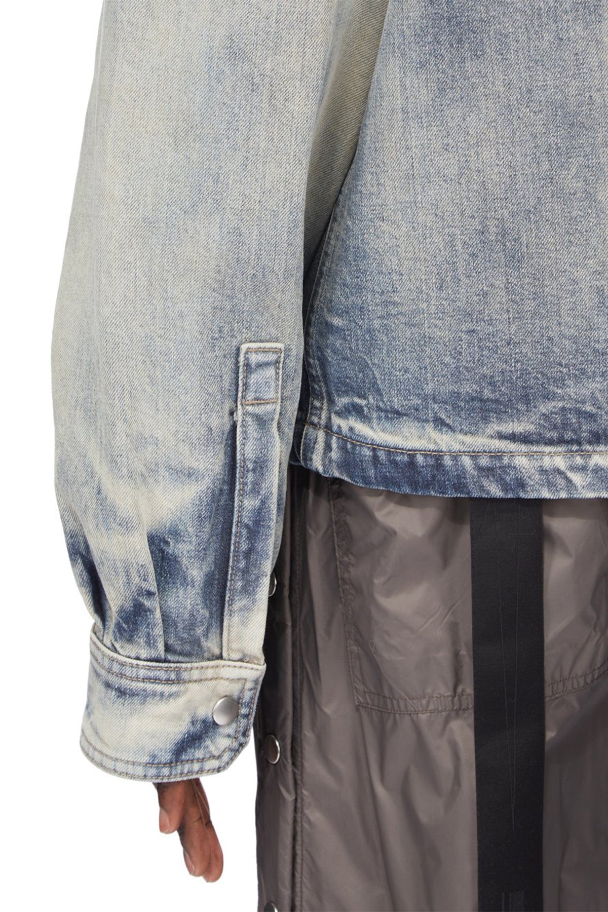RICK OWENS DRKSHDW | DENIM CONCEALED ZIPFRONT JACKET