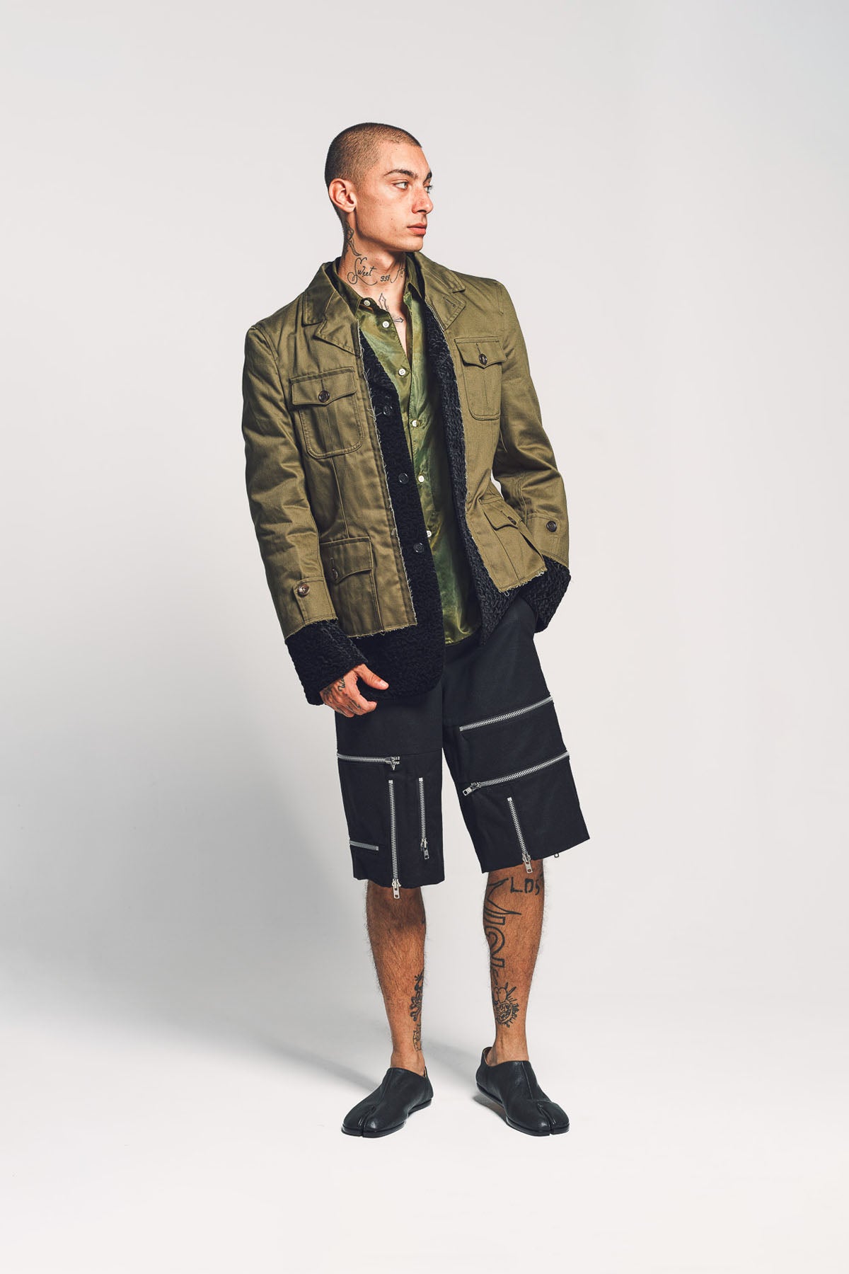 COMME DES GARCONS HOMME PLUS | RAYON POLY VELVET BLAZER