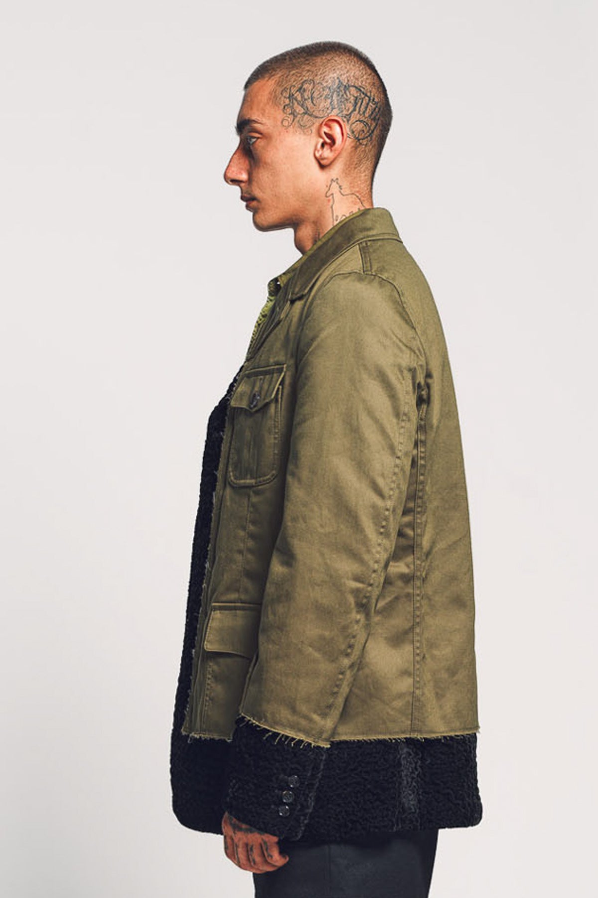 COMME DES GARCONS HOMME PLUS | RAYON POLY VELVET BLAZER