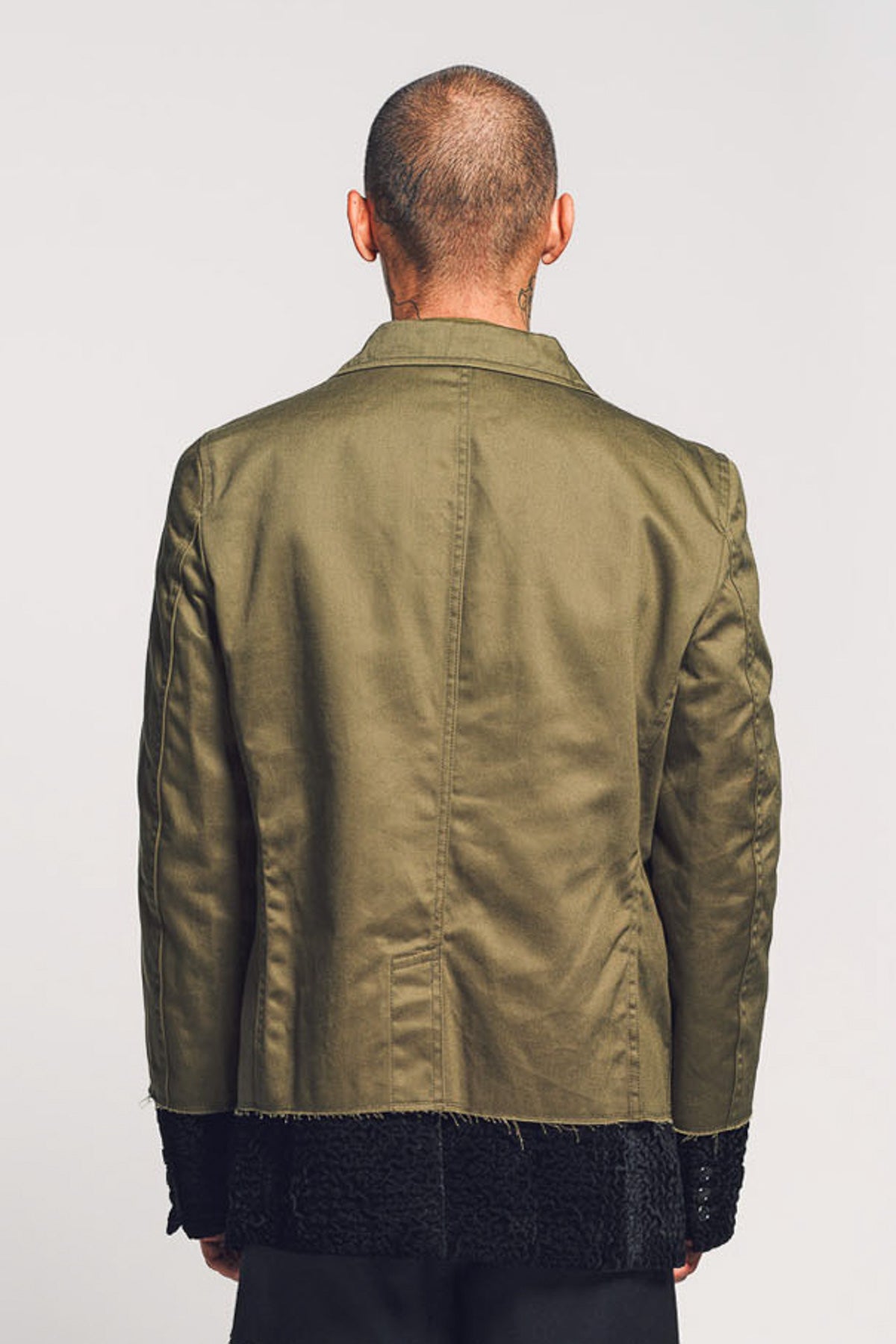 COMME DES GARCONS HOMME PLUS | RAYON POLY VELVET BLAZER