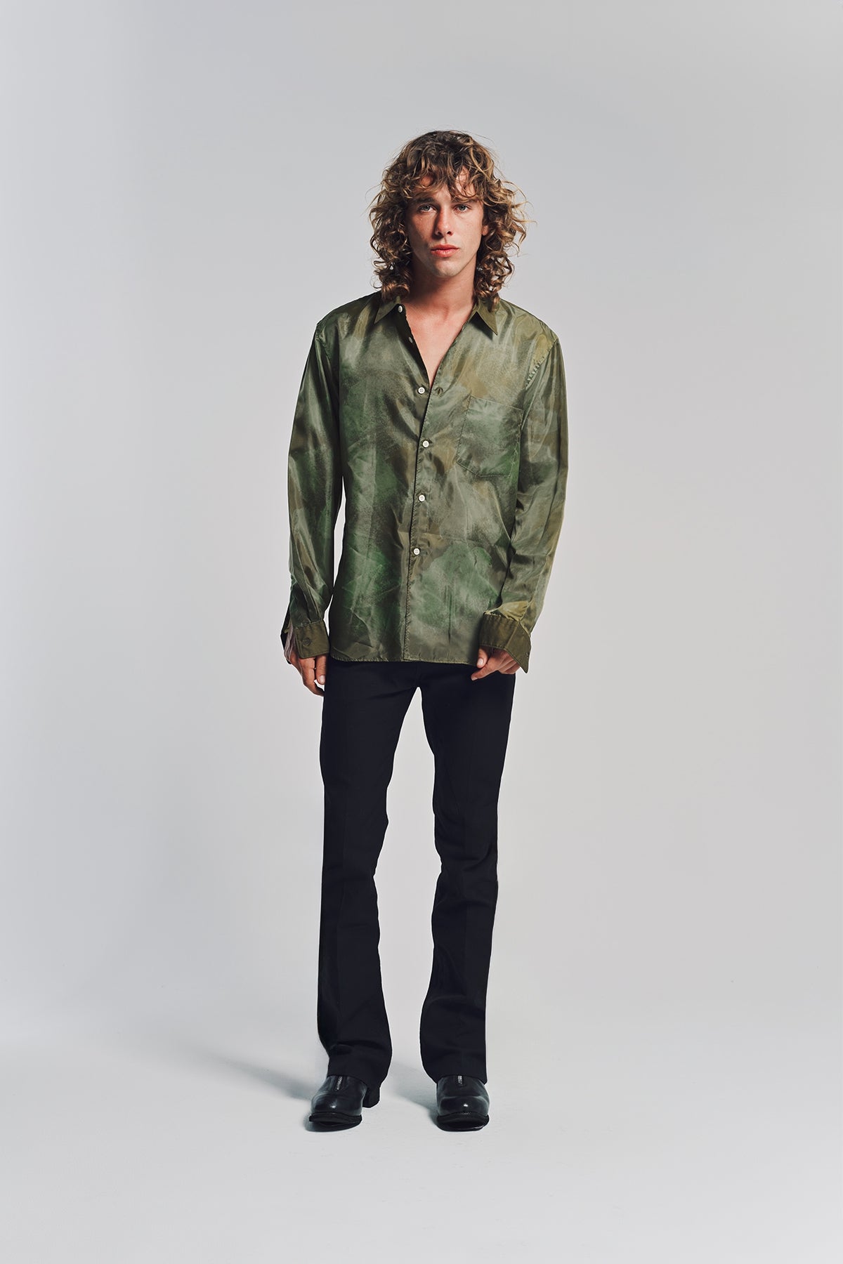 COMME DES GARCONS HOMME PLUS | TAFFETA LONG SLEEVE SHIRT