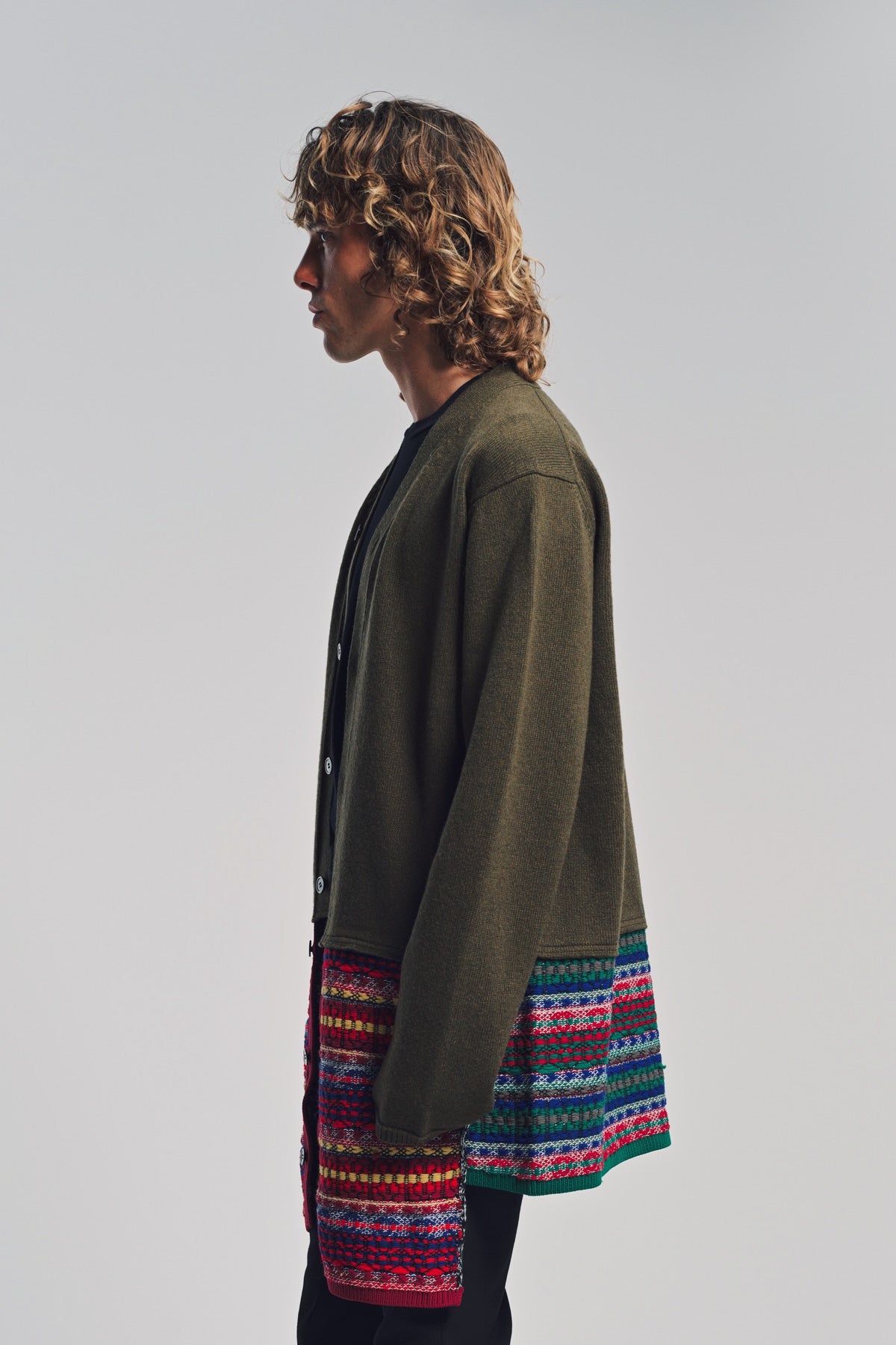 COMME DES GARCONS HOMME PLUS | SPLIT CARDIGAN