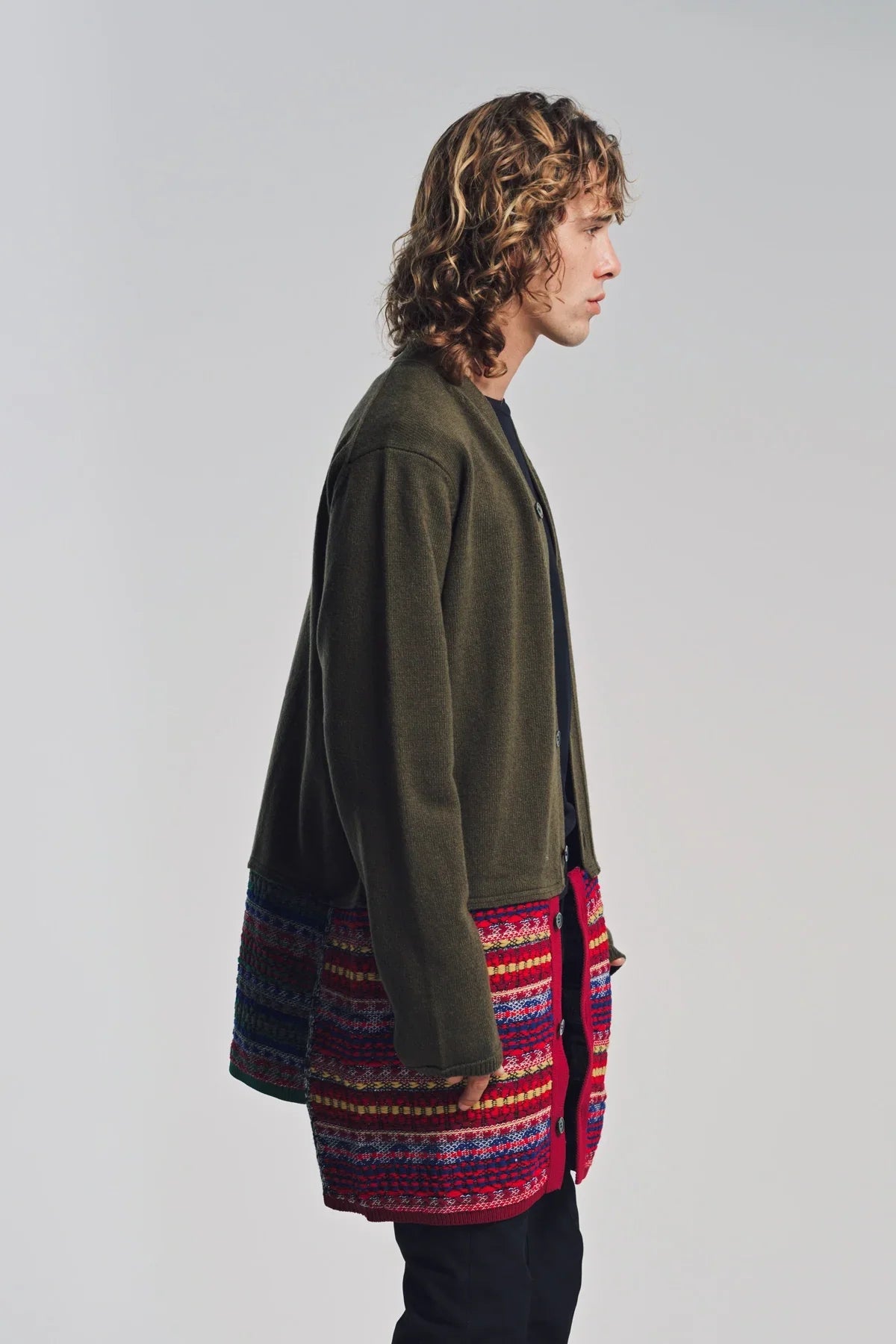 COMME DES GARCONS HOMME PLUS | SPLIT CARDIGAN