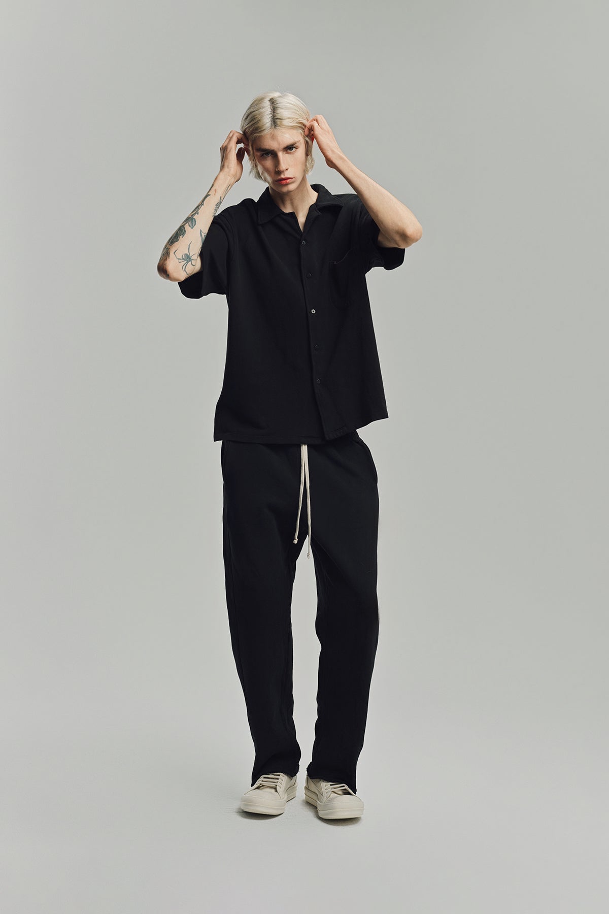 LES TIEN | PIQUÉ SHORT SLEEVE CUBAN SHIRT