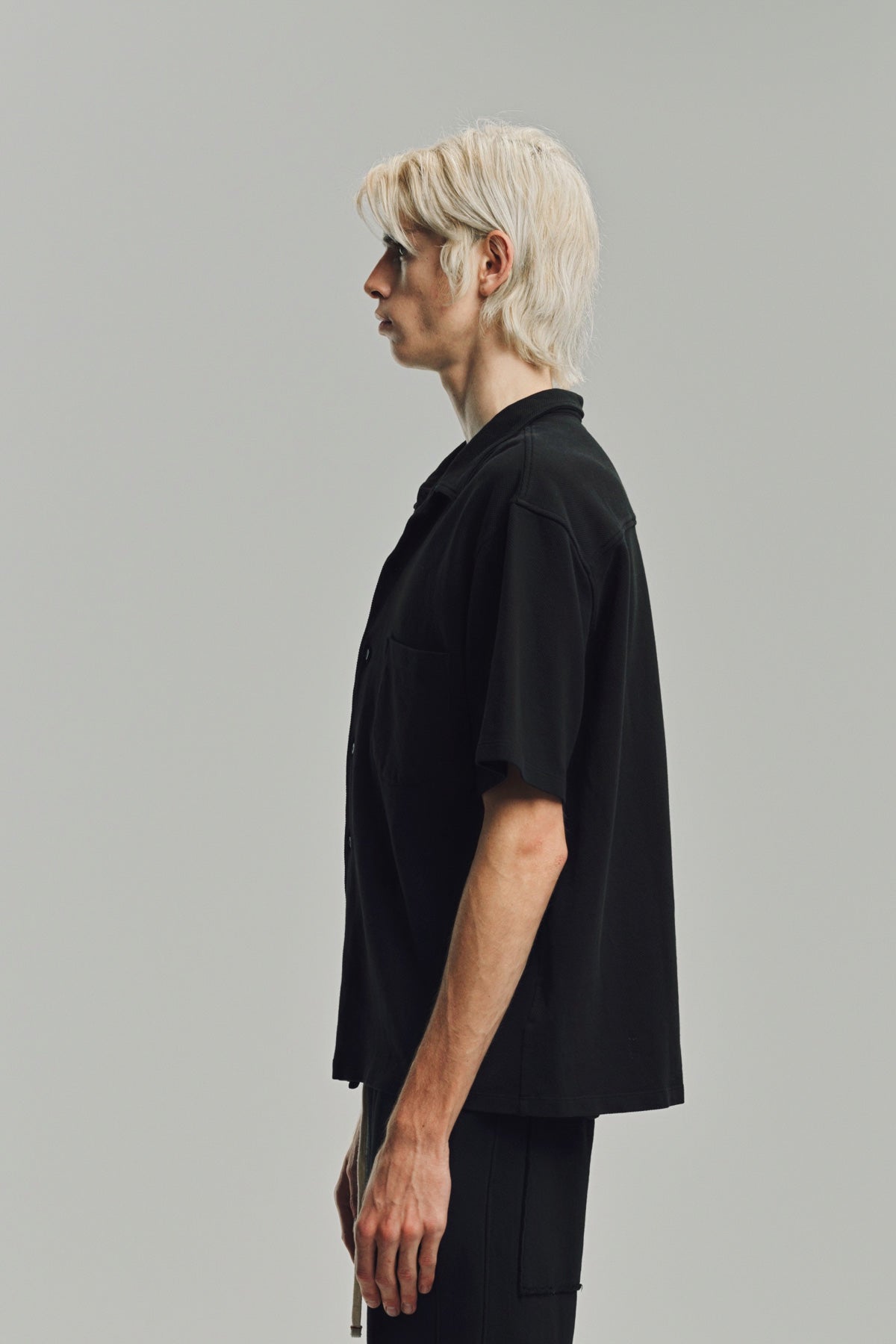 LES TIEN | PIQUÉ SHORT SLEEVE CUBAN SHIRT