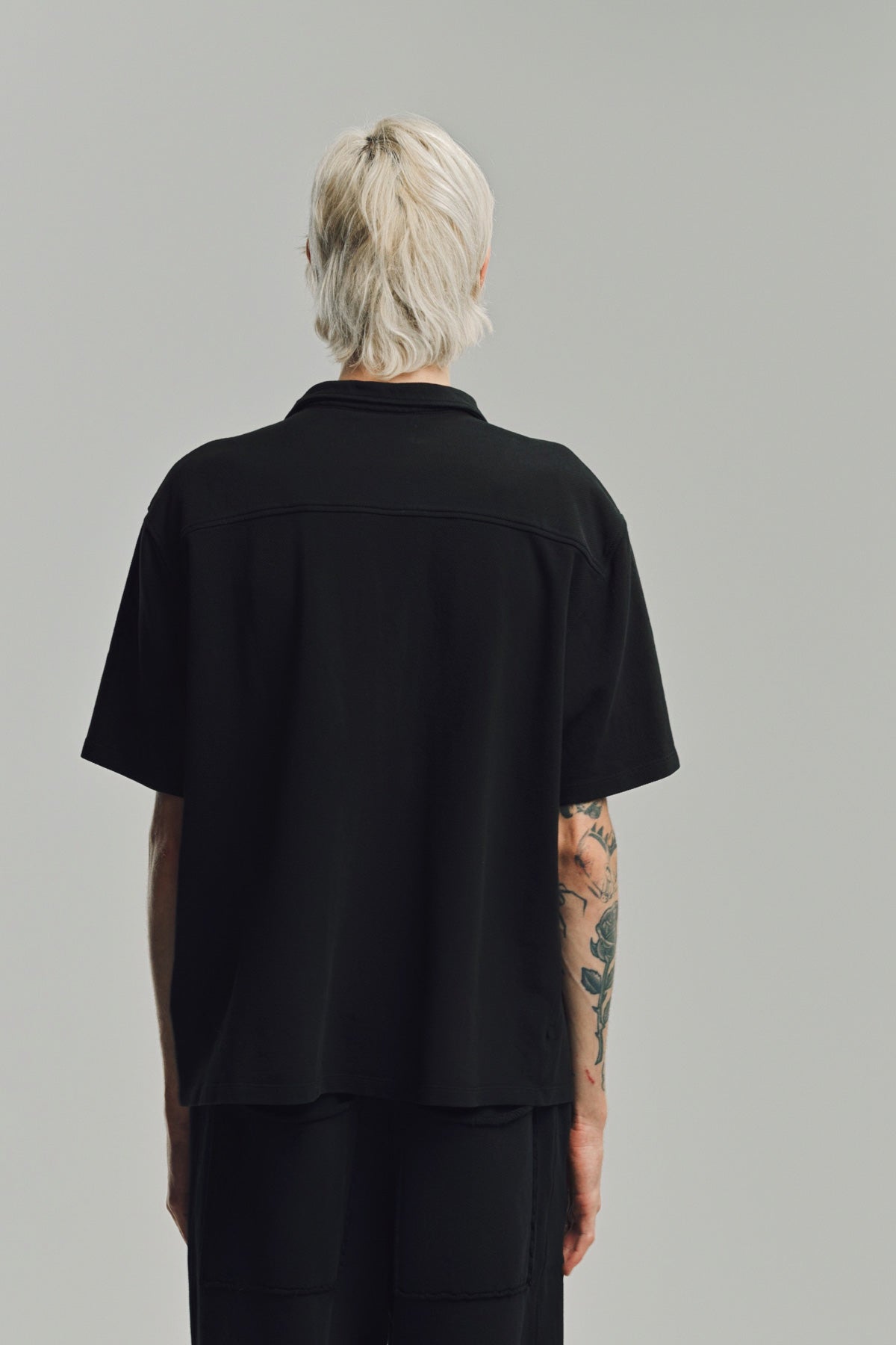 LES TIEN | PIQUÉ SHORT SLEEVE CUBAN SHIRT