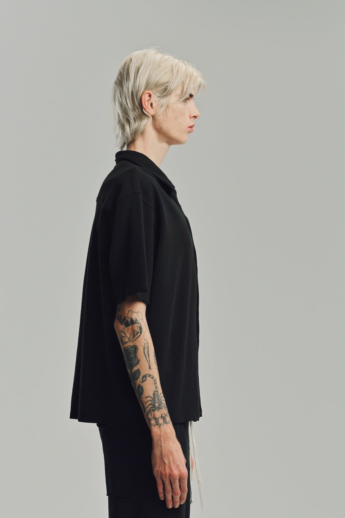 LES TIEN | PIQUÉ SHORT SLEEVE CUBAN SHIRT