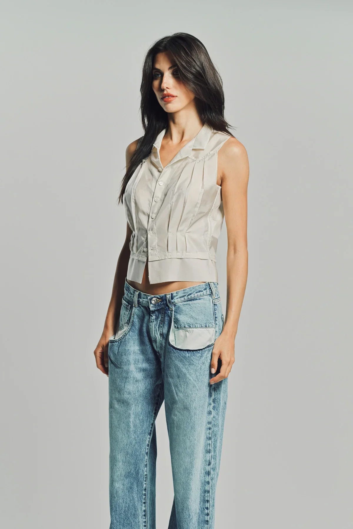MAISON MARGIELA | SILK TOP