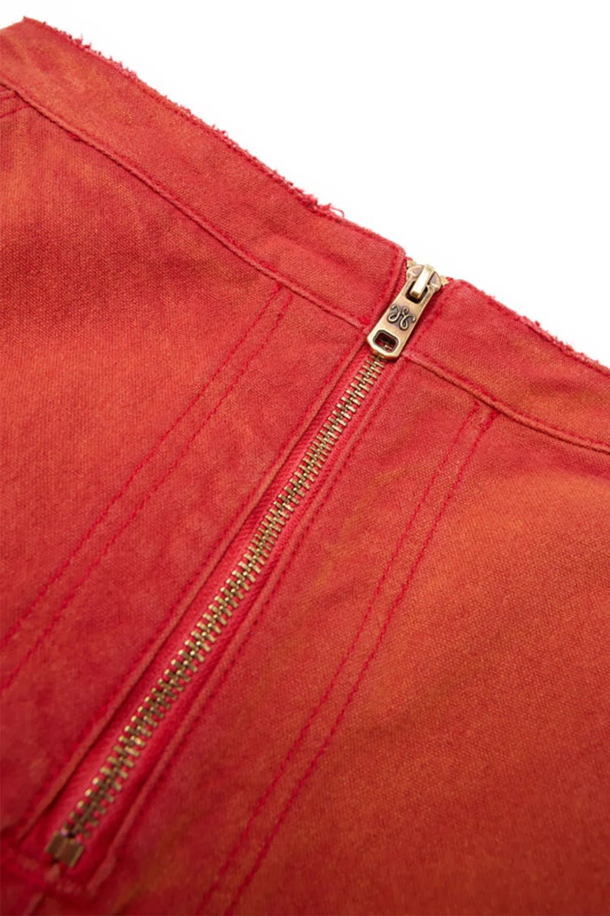 WILLY CHAVARRIA | WORKWEAR ZIPPED SKIRT