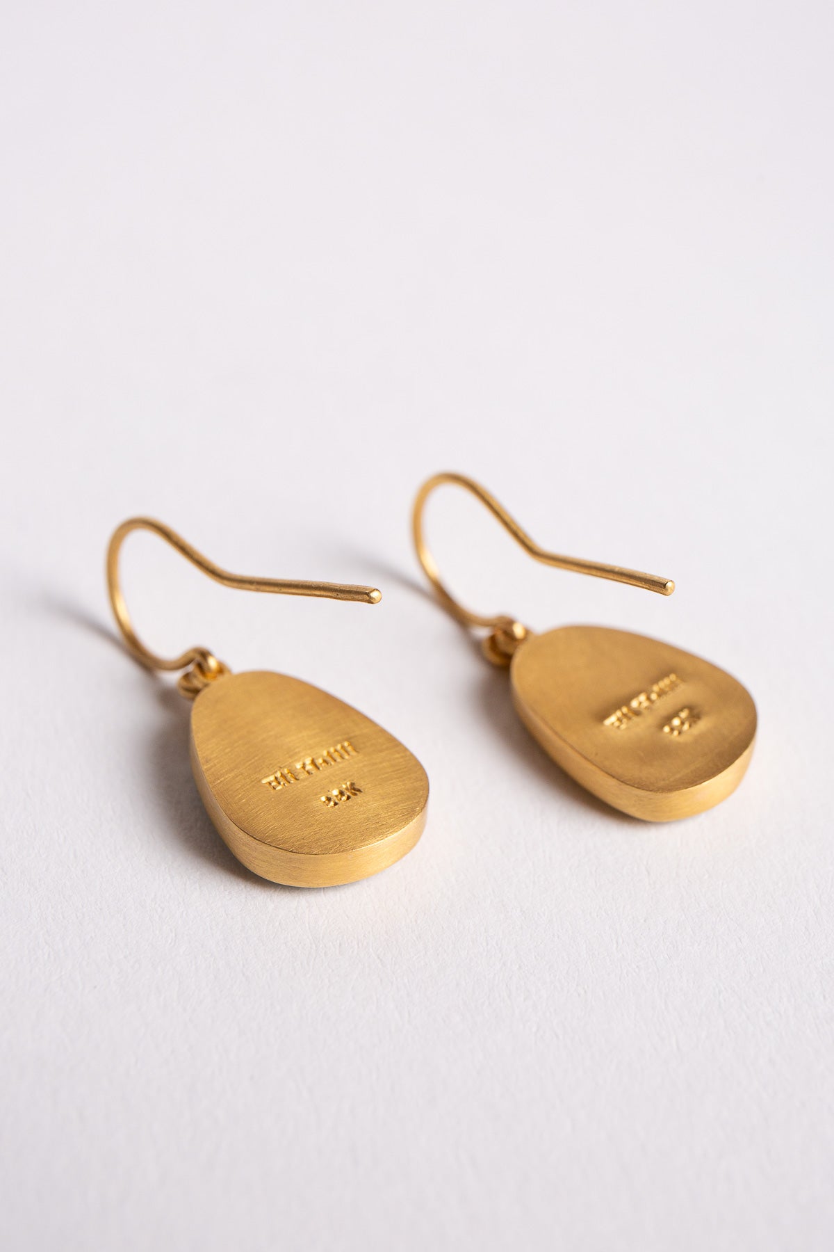 ELI HALILI | YELLOW GOLD & DOUBLE ROSE AQUAMARINE EARRINGS