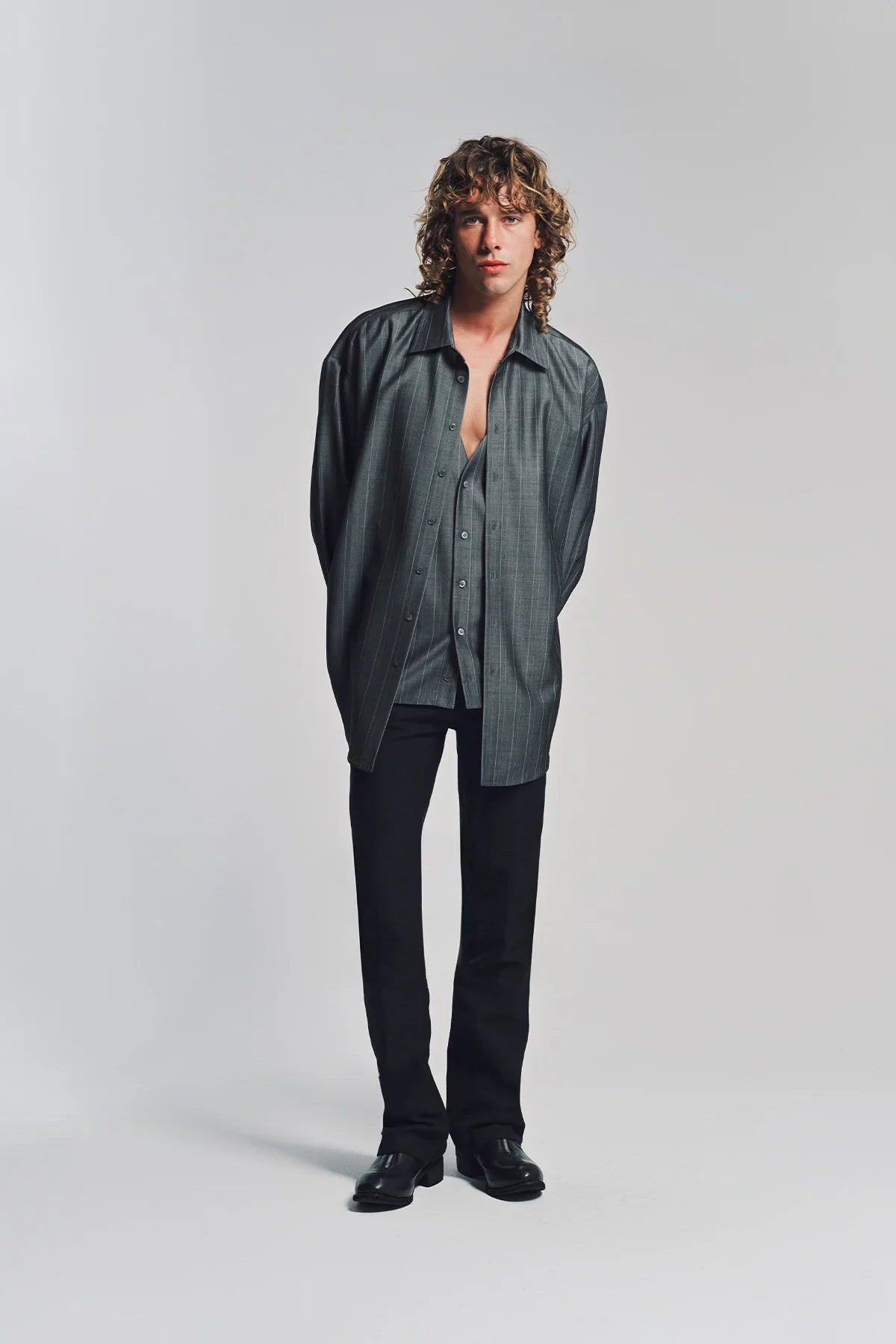 AUBERO | DOUBLE LAYER SHIRT