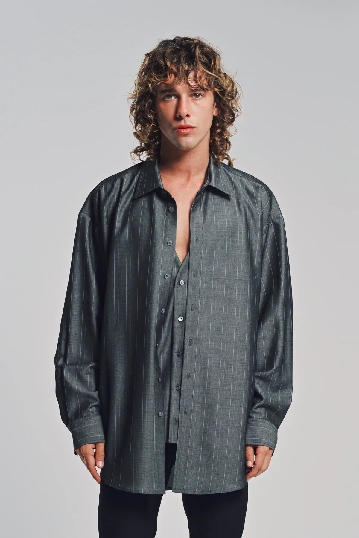 AUBERO | DOUBLE LAYER SHIRT