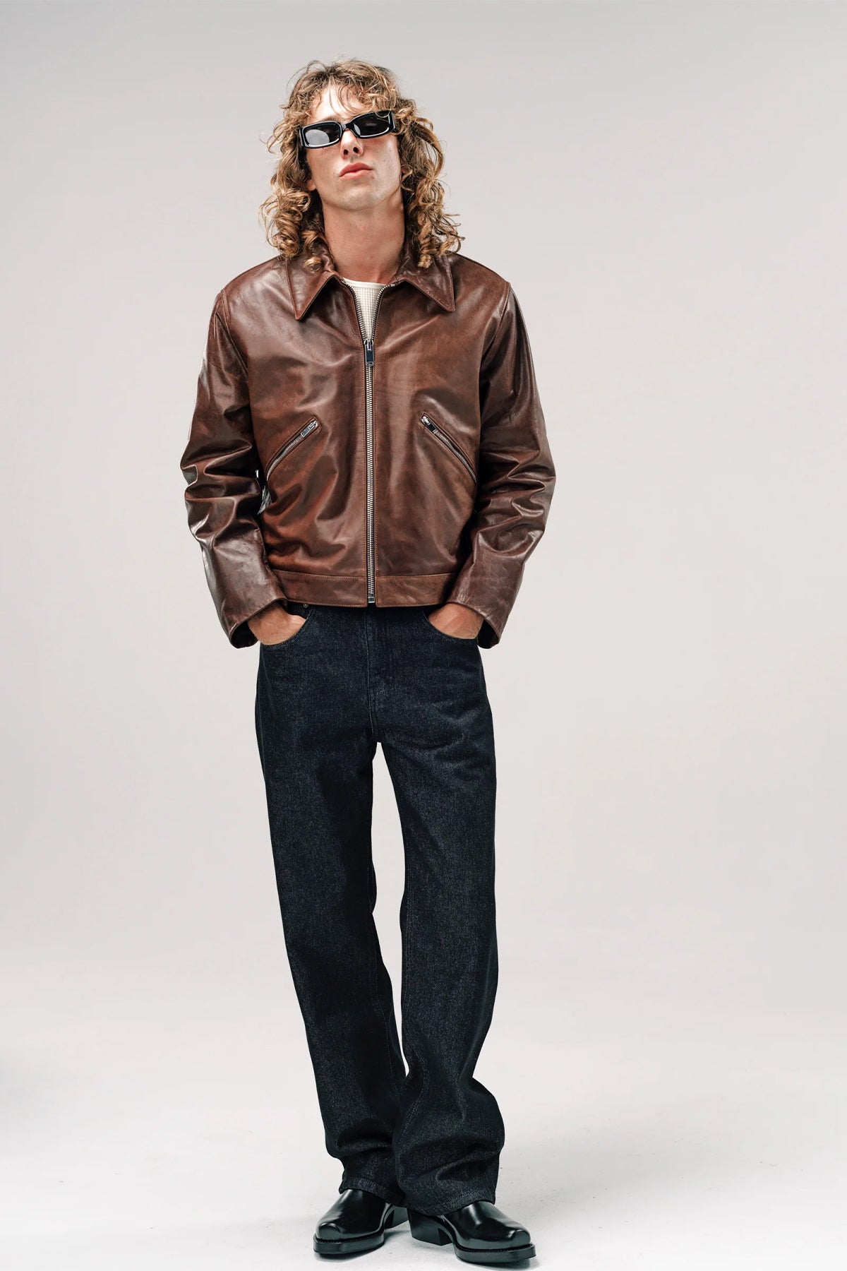 SECOND/LAYER | JIMMY LEATHER JACKET