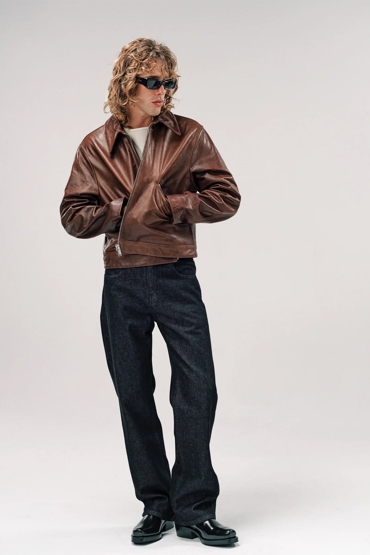 SECOND/LAYER | JIMMY LEATHER JACKET