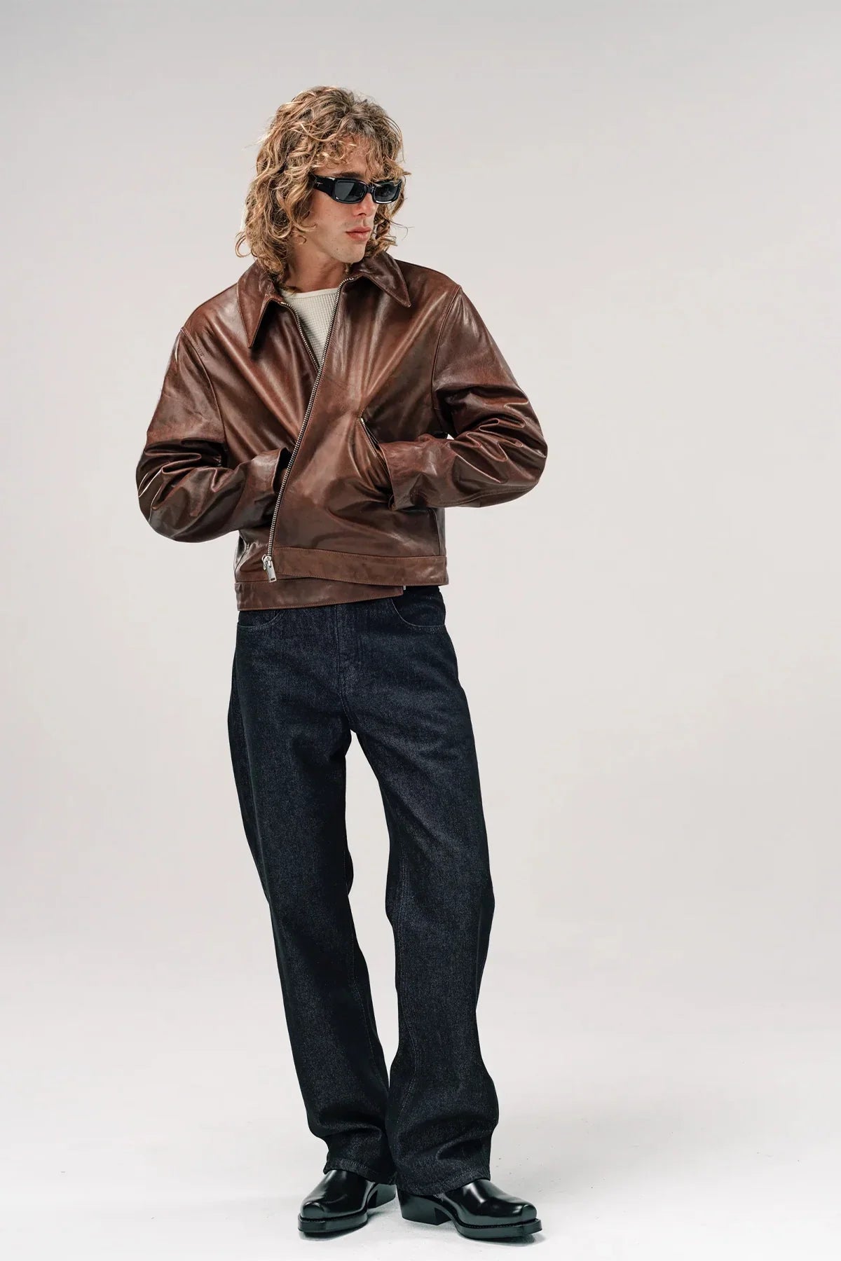 SECOND/LAYER | JIMMY LEATHER JACKET