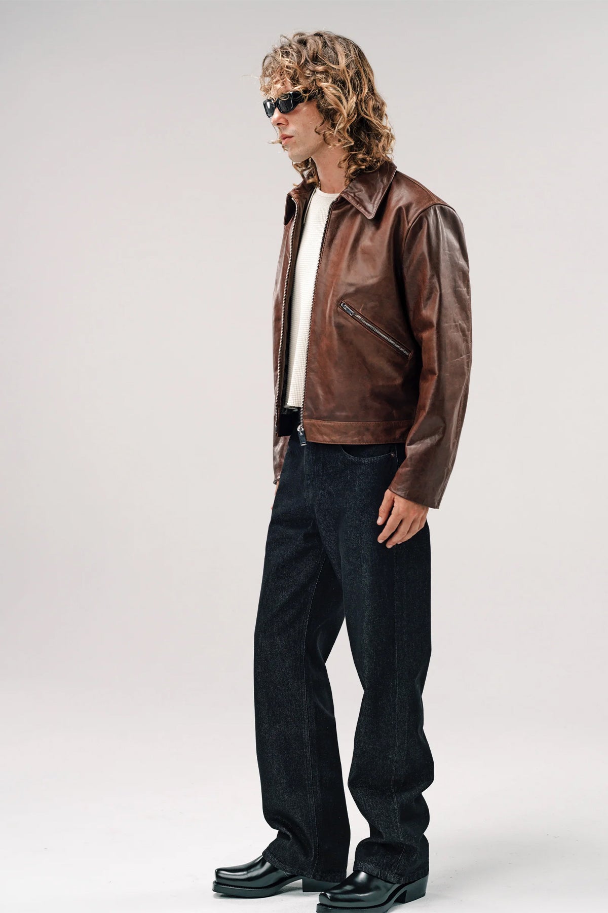 SECOND/LAYER | JIMMY LEATHER JACKET