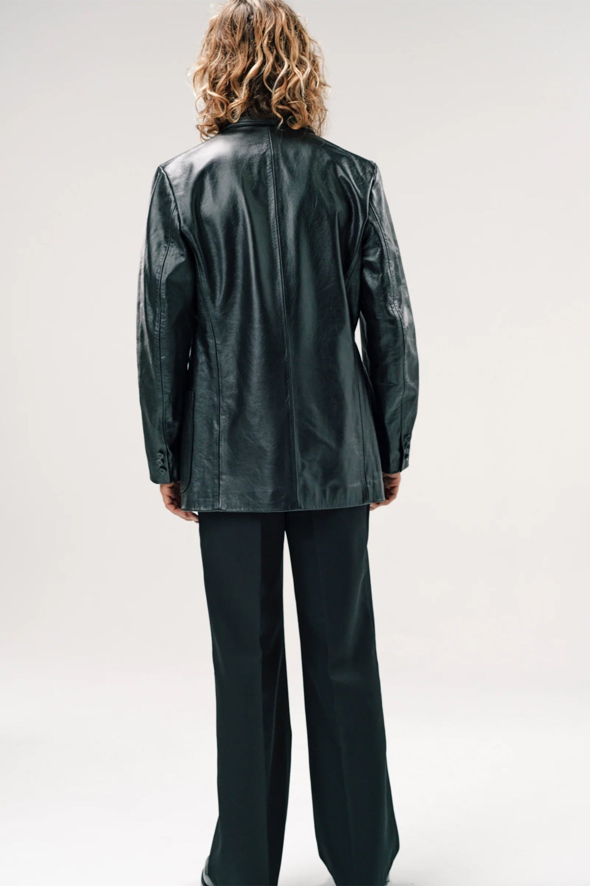 SECOND/LAYER | SAICO LEATHER BLAZER