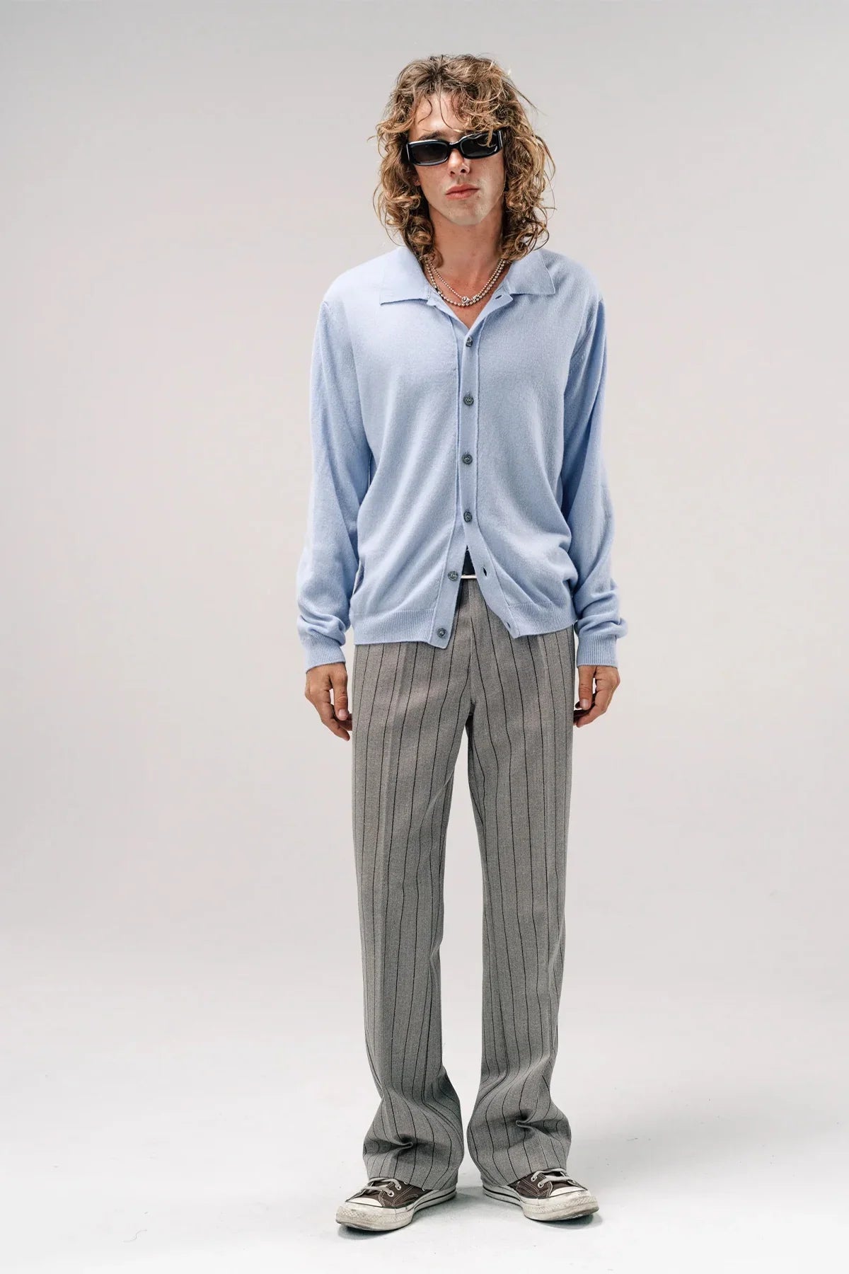 SECOND/LAYER | PINSTRIPE VALLUCO PANTS