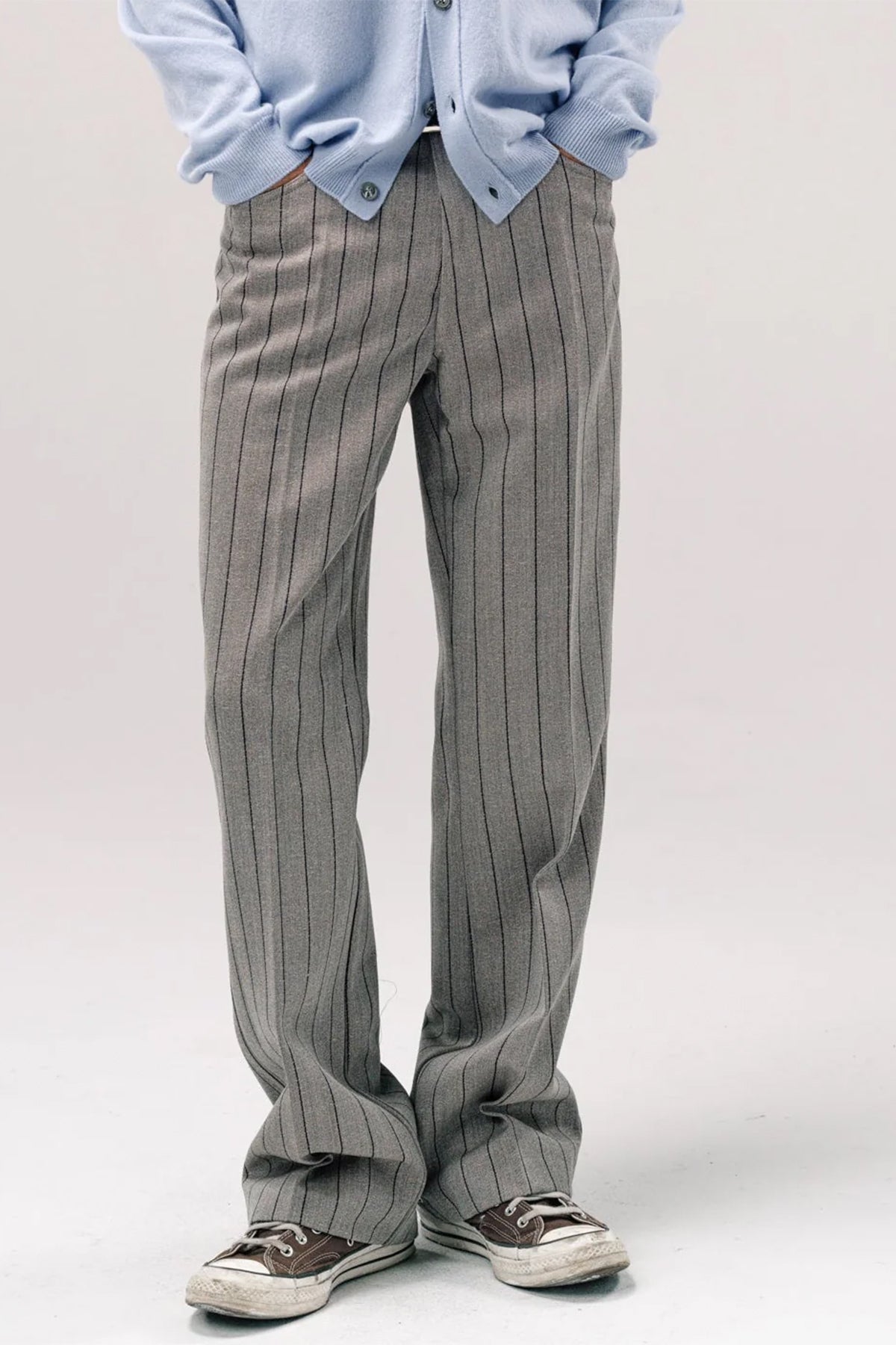 SECOND/LAYER | PINSTRIPE VALLUCO PANTS