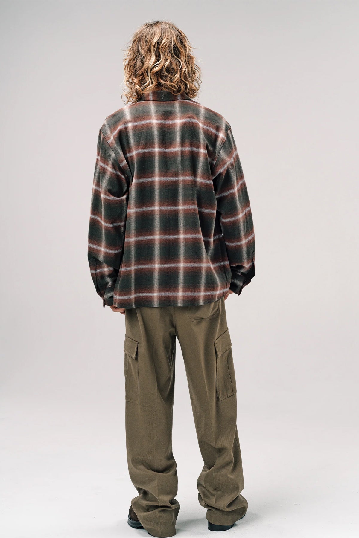 SECOND/LAYER | LOGAN OMBRE LONG SLEEVE SHIRT