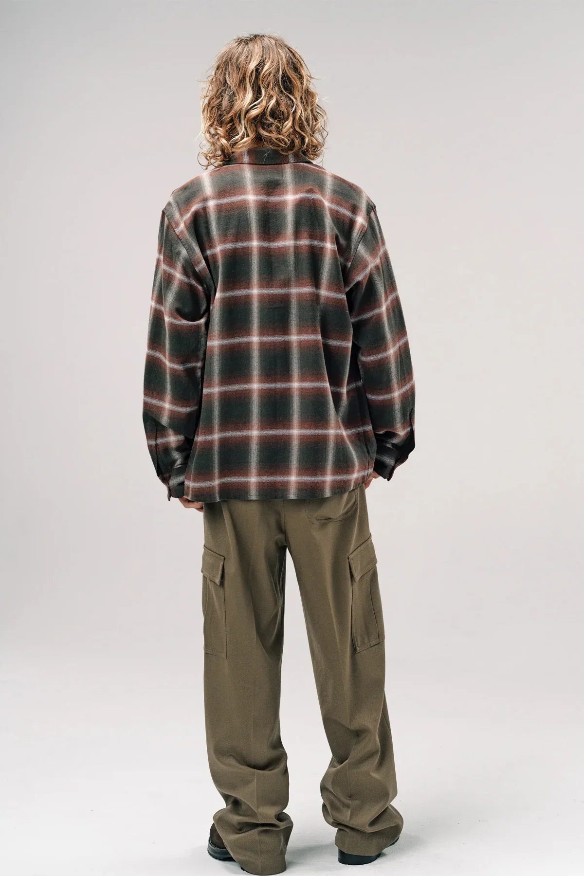 SECOND/LAYER | LOGAN OMBRE LONG SLEEVE SHIRT