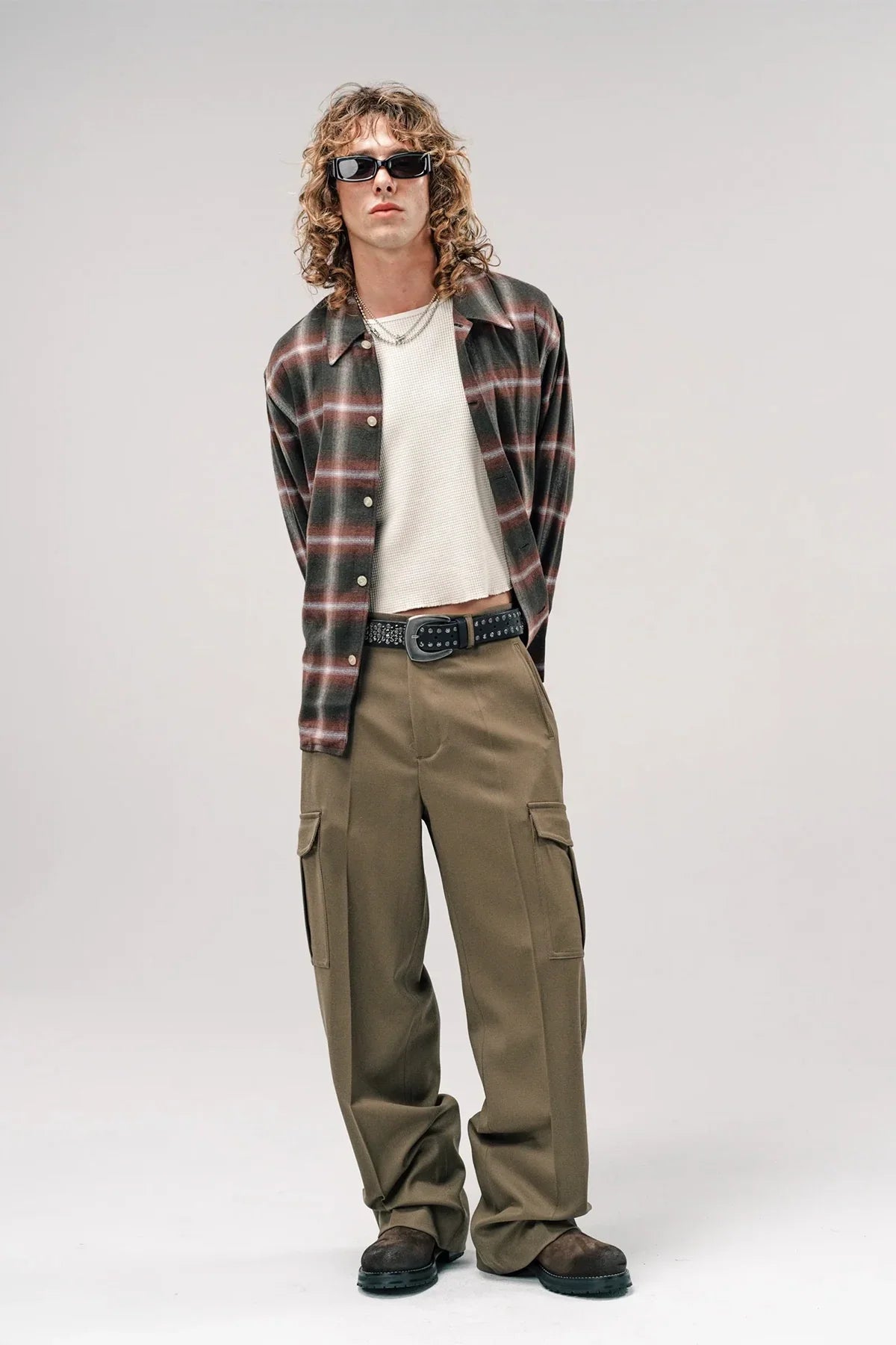 SECOND/LAYER | LOGAN OMBRE LONG SLEEVE SHIRT