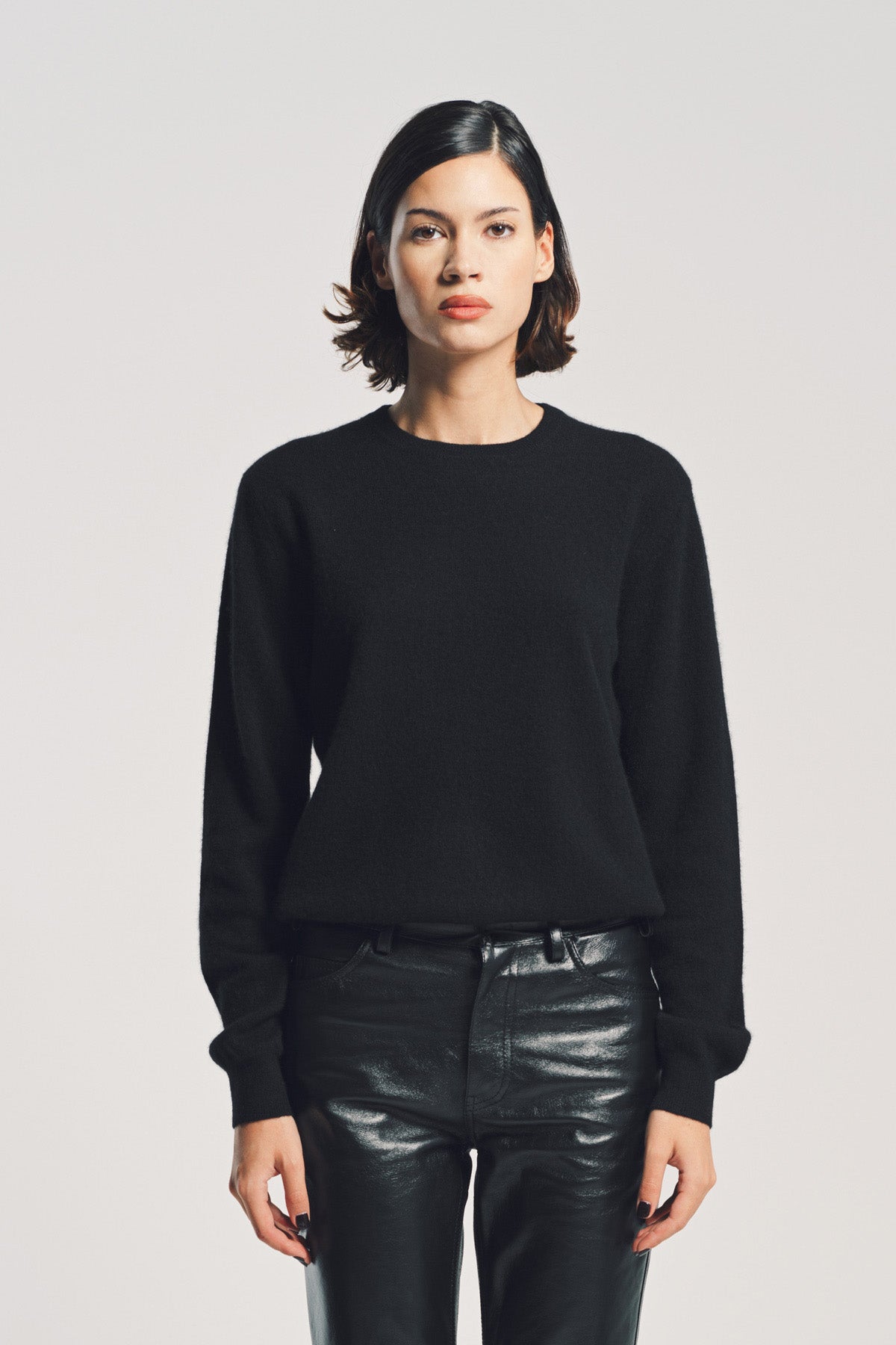 FRENCKENBERGER | MINI R-NECK SWEATER