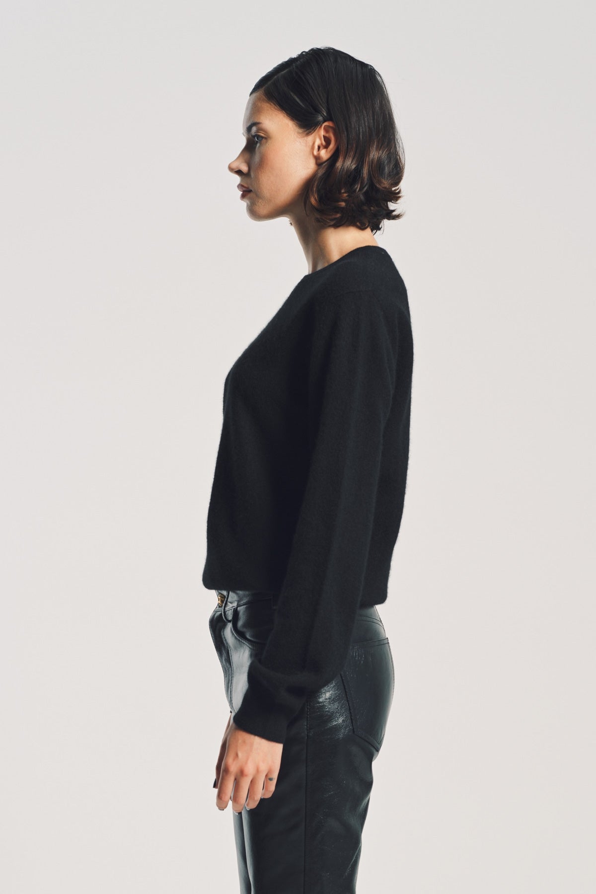 FRENCKENBERGER | MINI R-NECK SWEATER