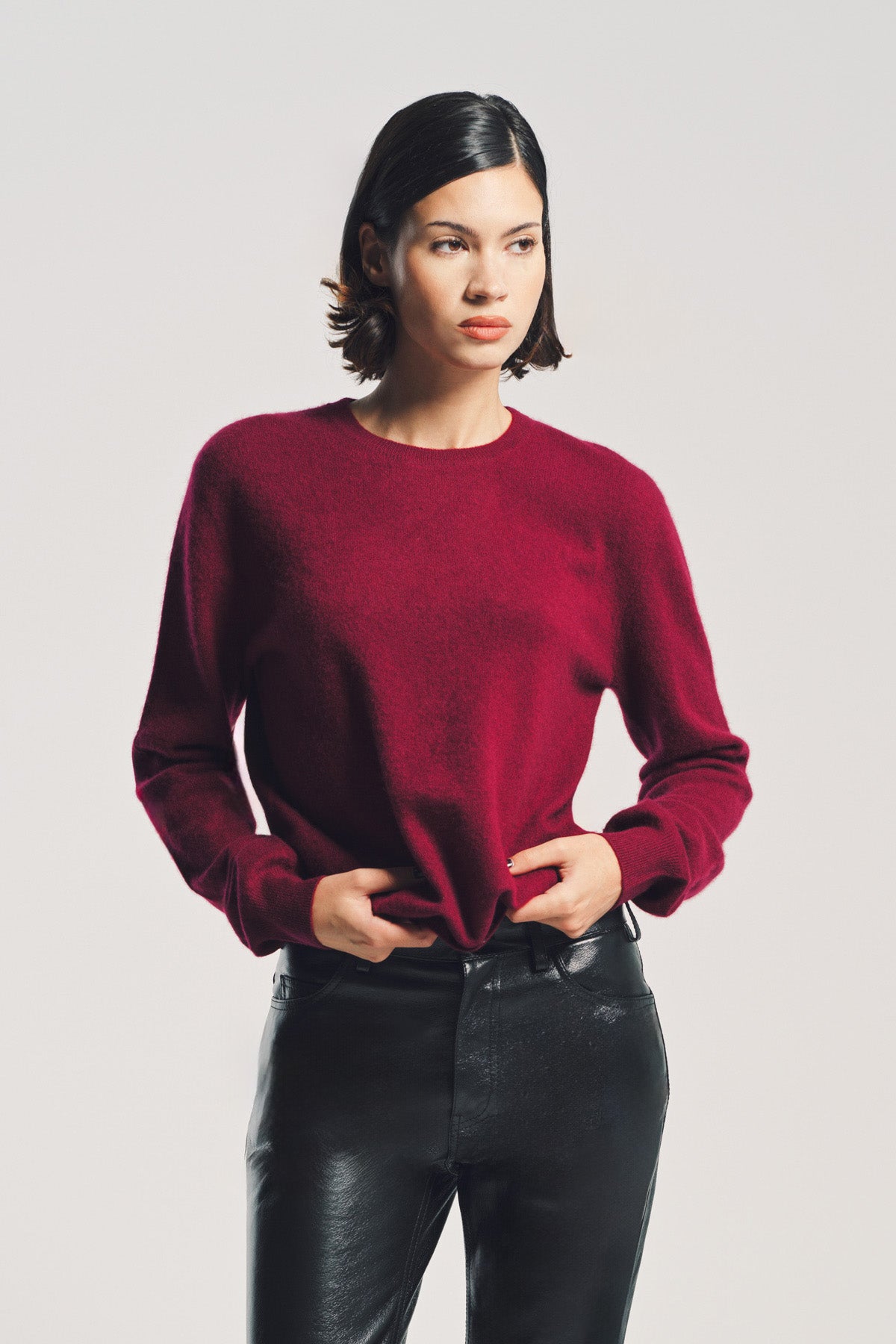 FRENCKENBERGER | MINI R-NECK SWEATER