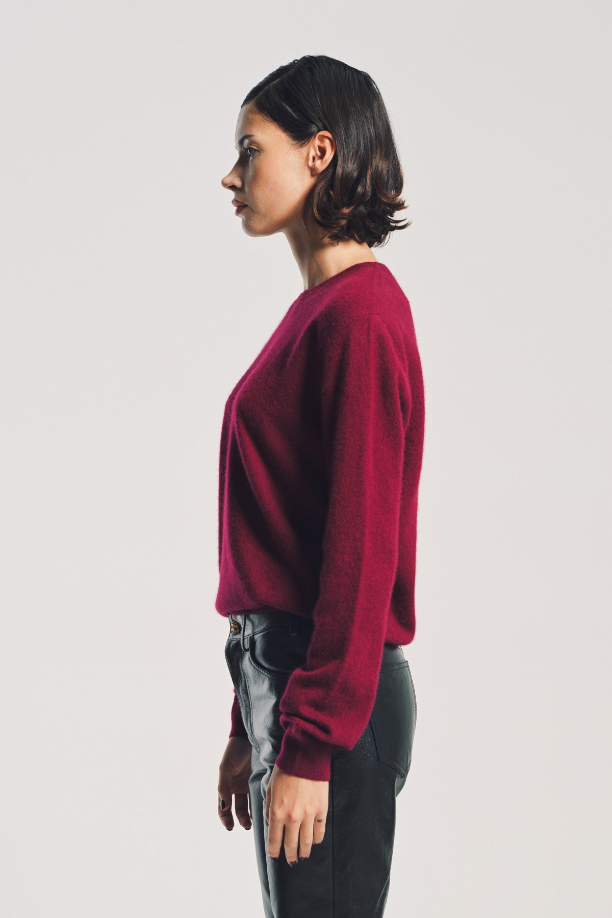 FRENCKENBERGER | MINI R-NECK SWEATER
