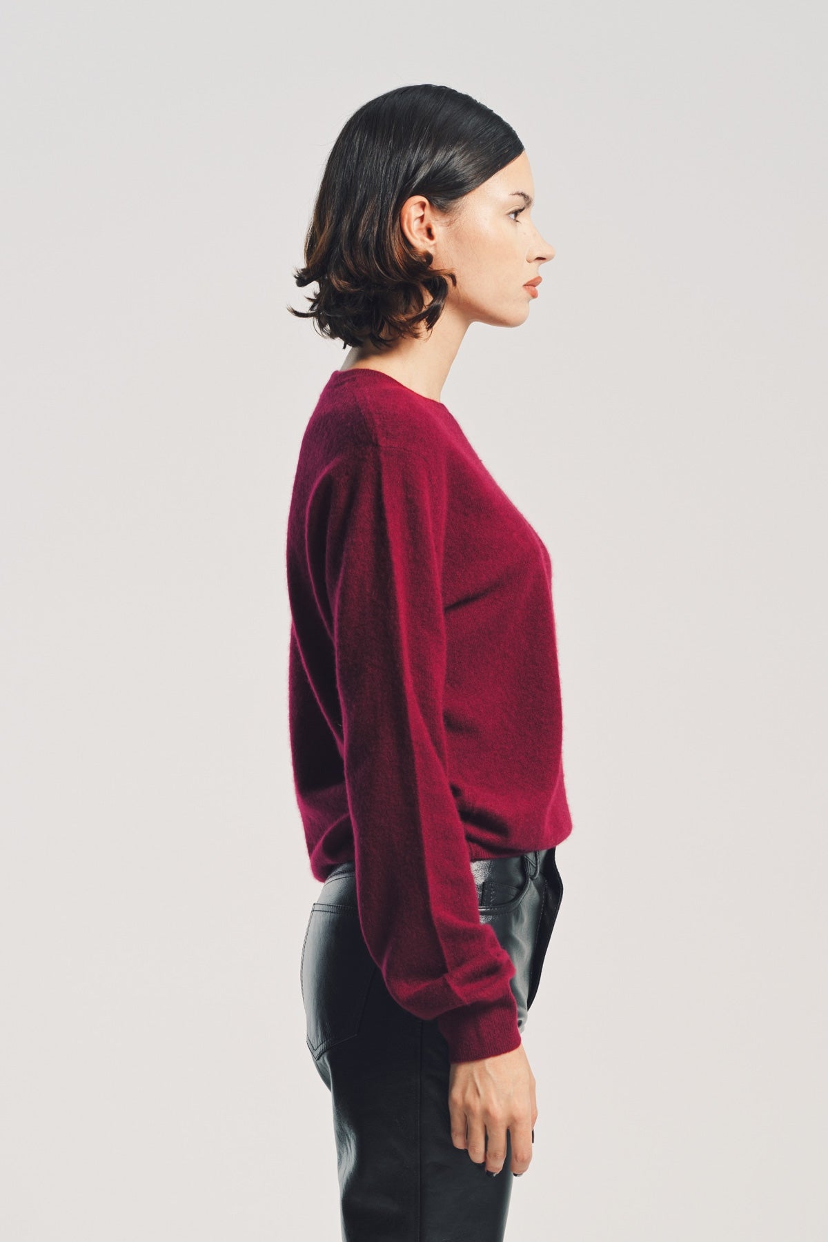 FRENCKENBERGER | MINI R-NECK SWEATER