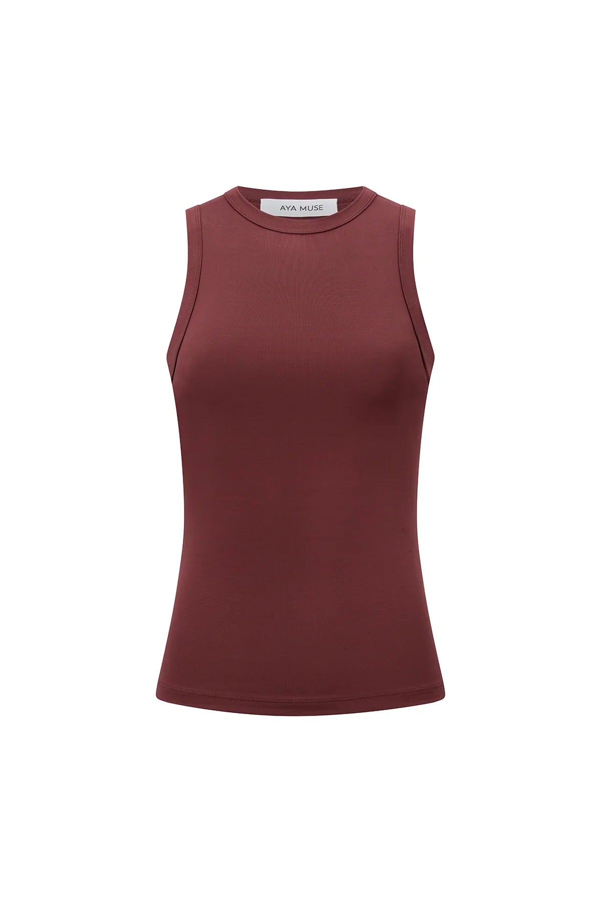 AYA MUSE | JERSEY HIGH NECK TANK