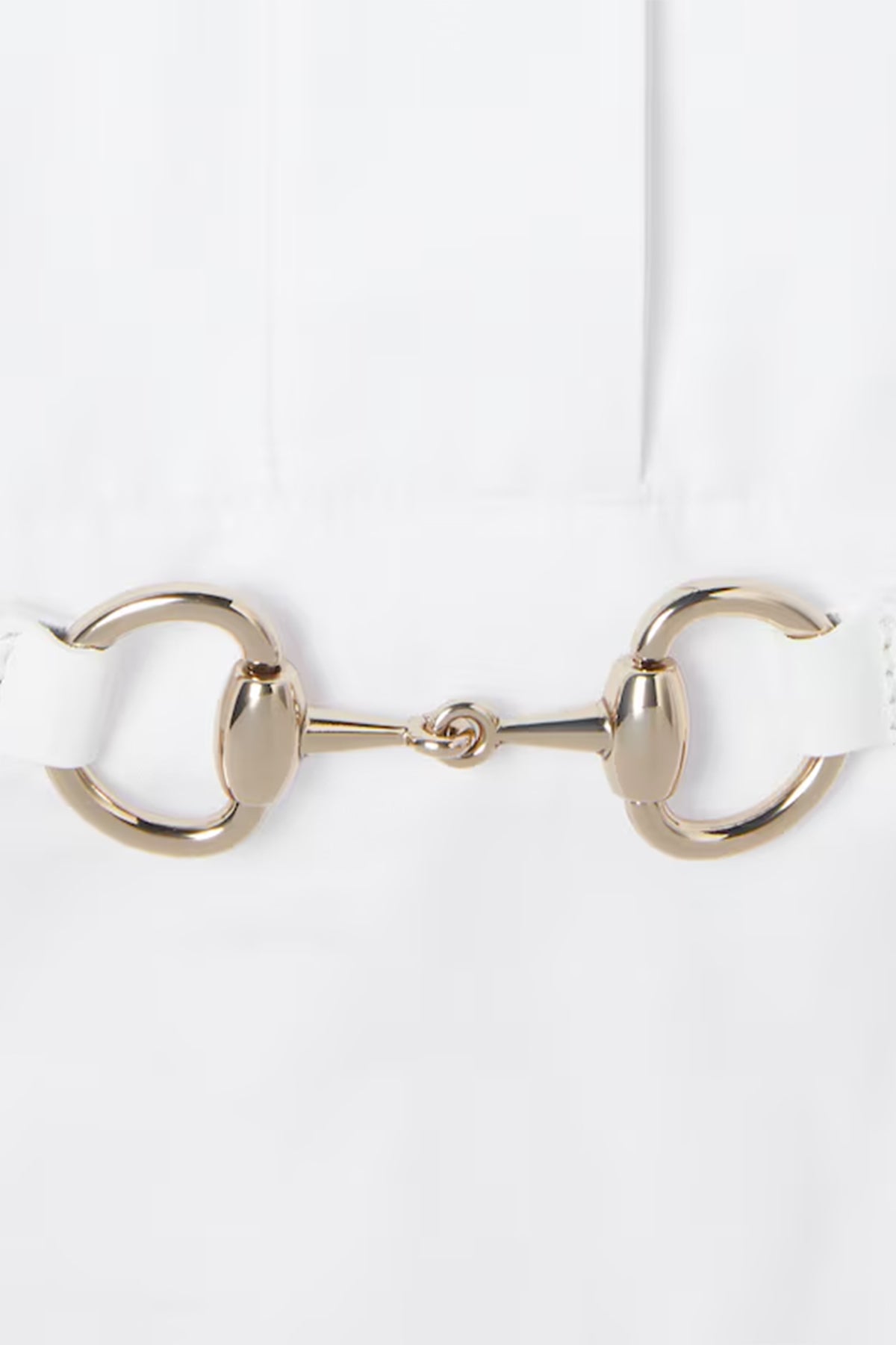 GUCCI | COTTON POPLIN SHIRT WITH HORSEBIT