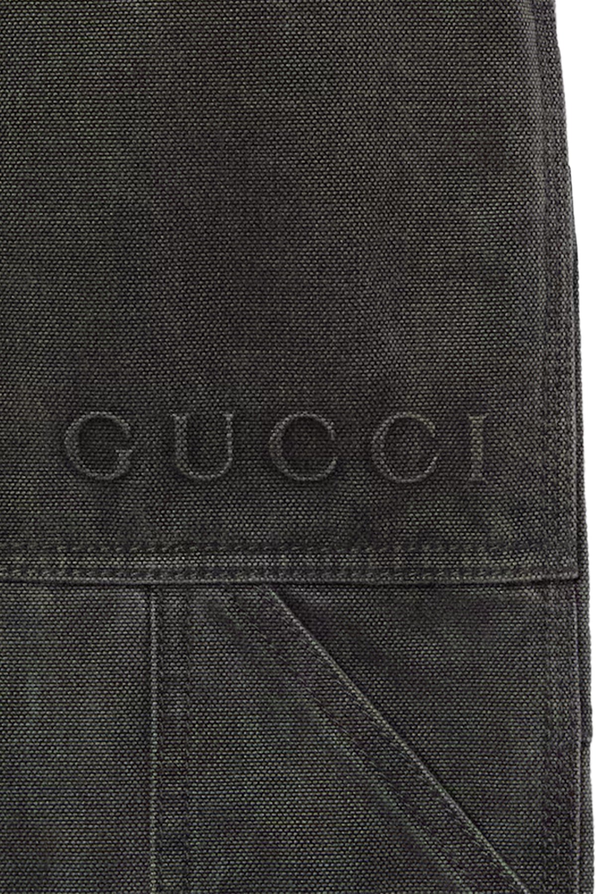 GUCCI | DELAVÉ COTTON CANVAS PANT WITH LOGO