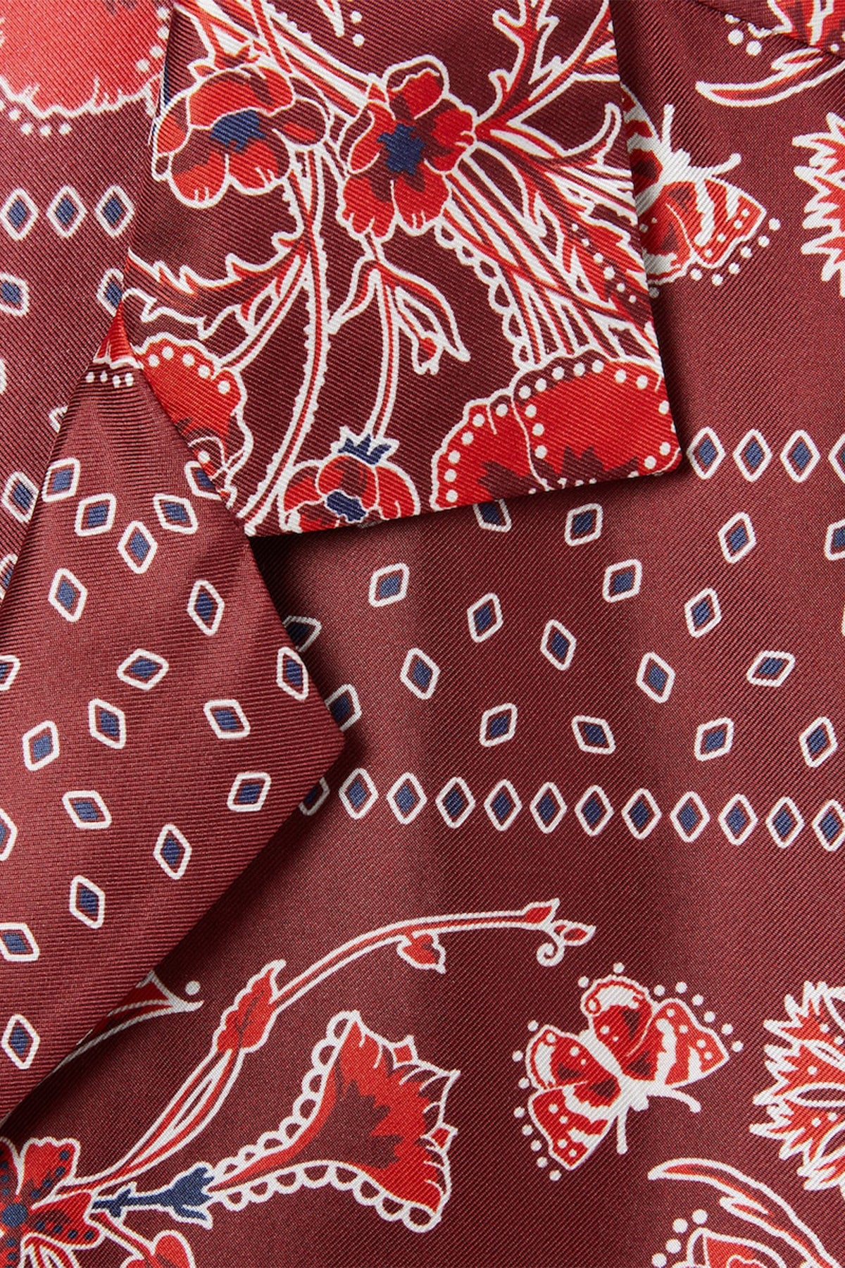 GUCCI | PRINTED SILK TWILL BOWLING SHIRT