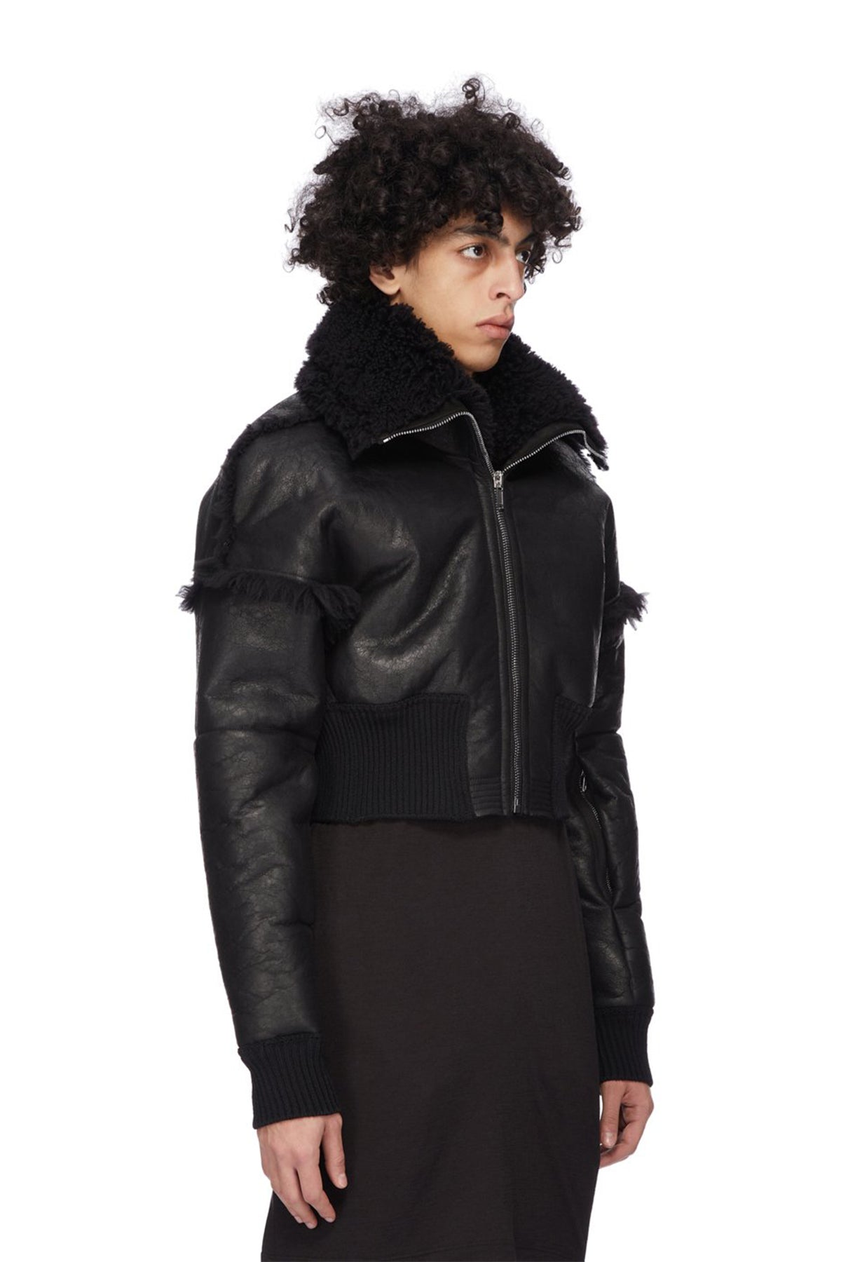 RICK OWENS | DRACUCOLLAR JACKET