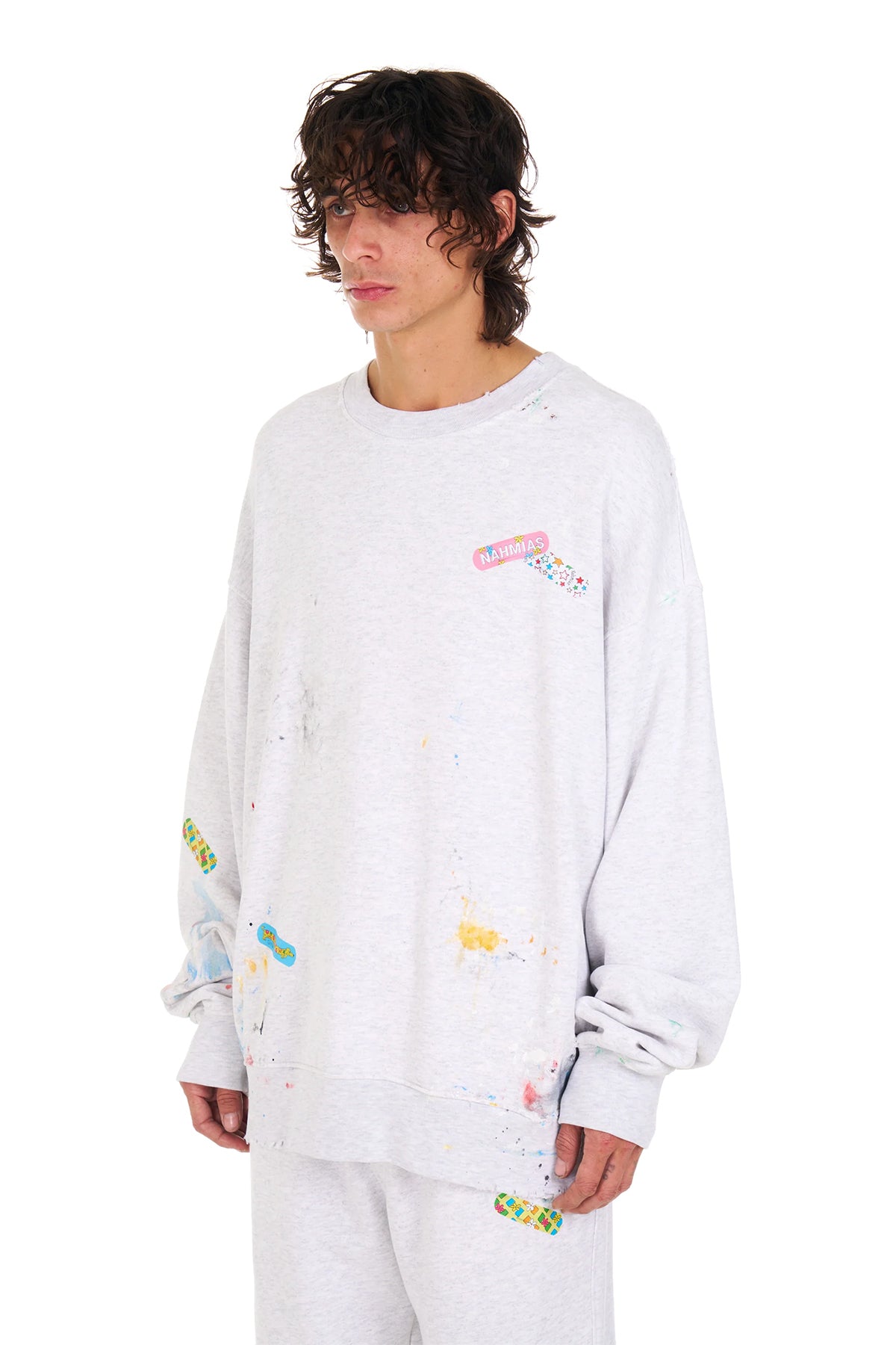 NAHMIAS | BANDAID CREWNECK - MAXFIELD LA