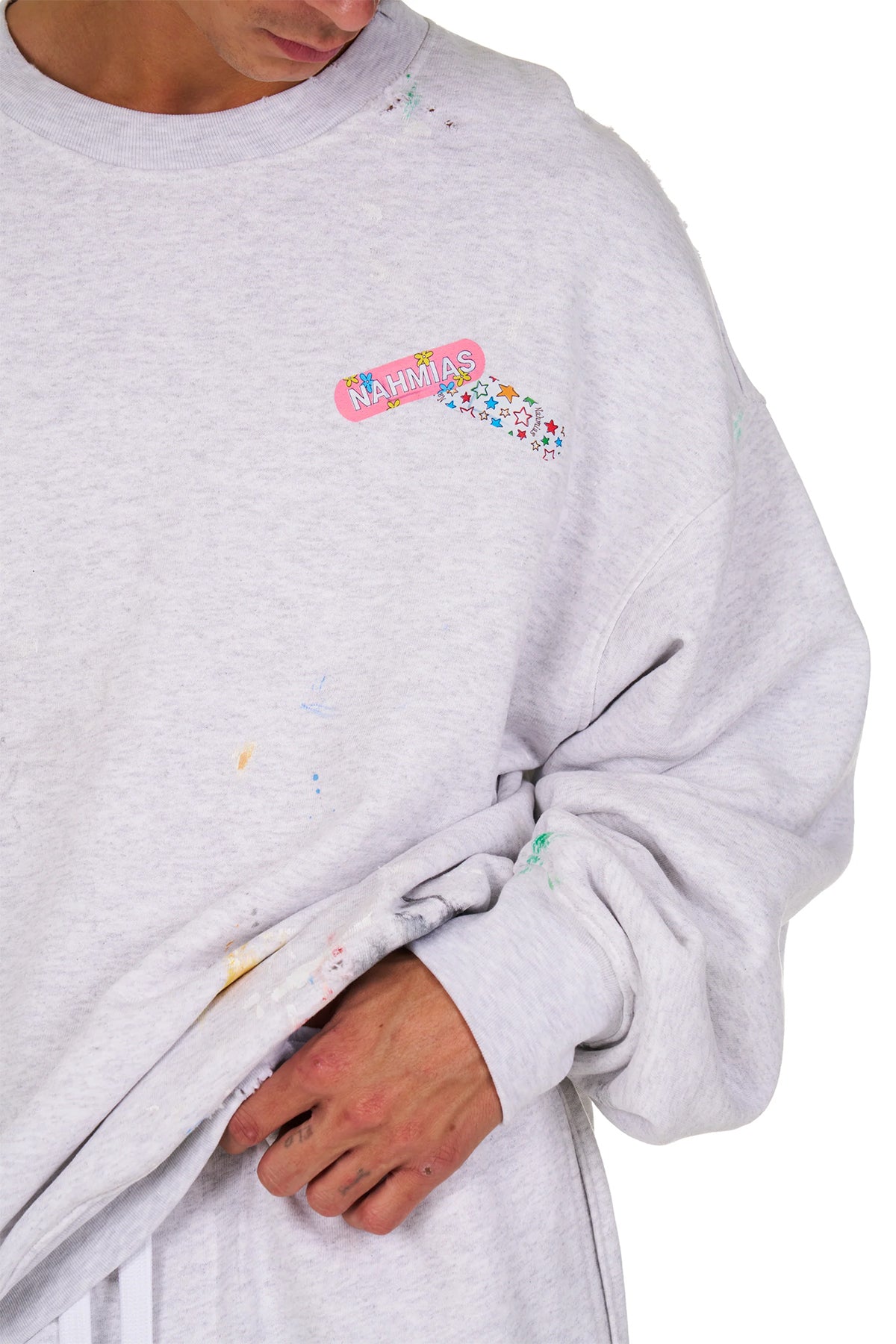 NAHMIAS | BANDAID CREWNECK - MAXFIELD LA