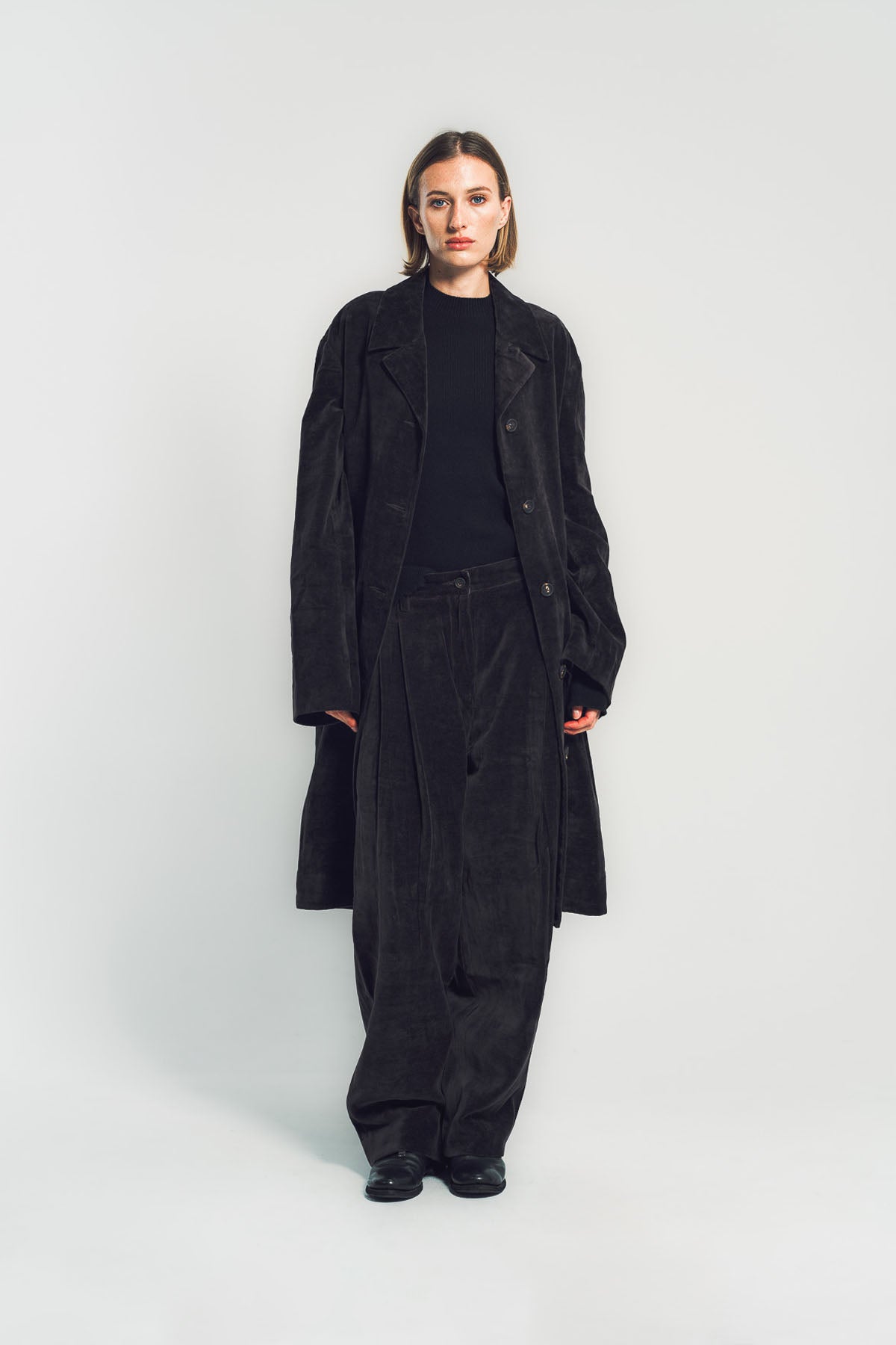 ZIGGY CHEN | SPREAD COLLAR COAT