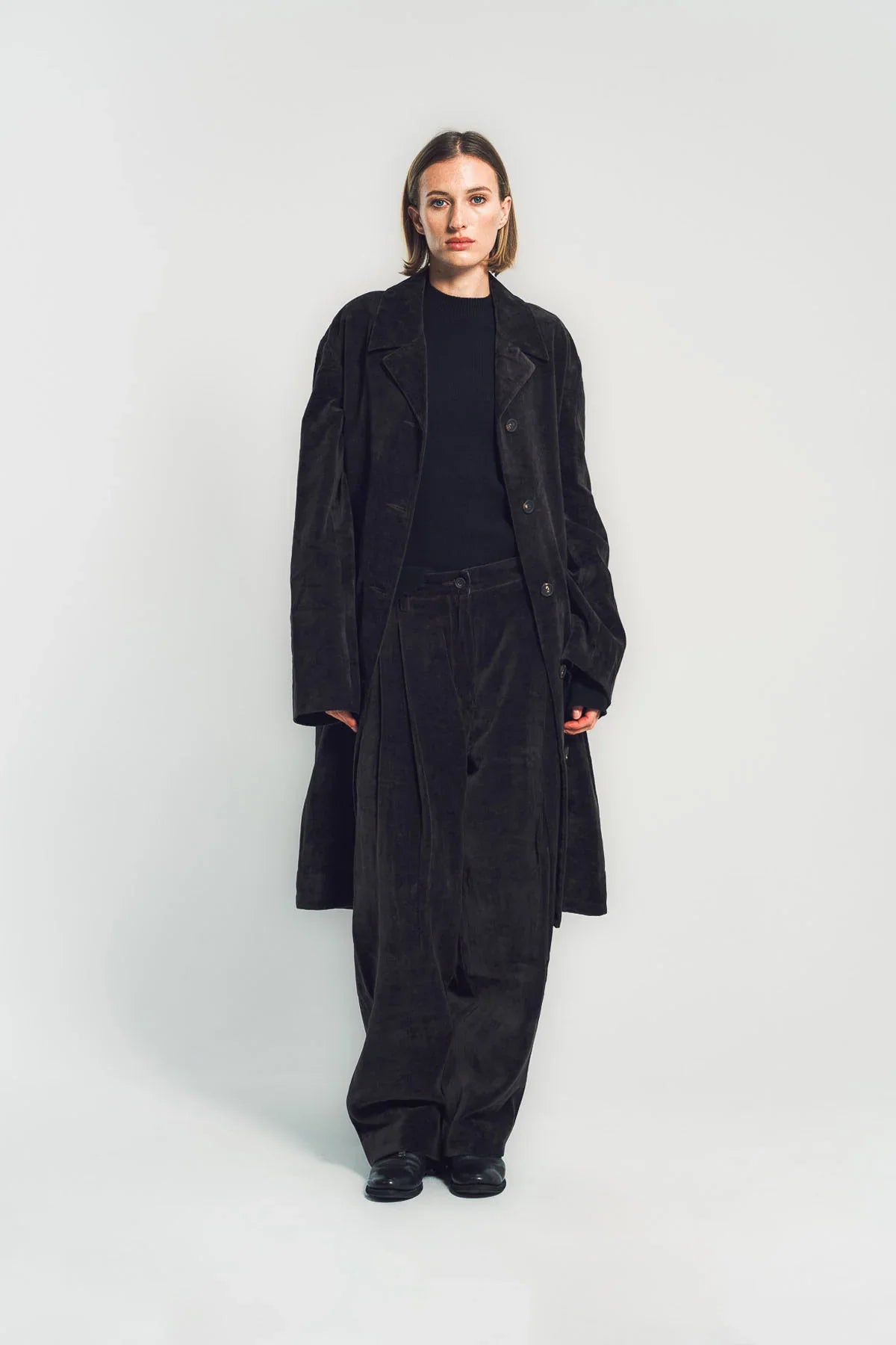 ZIGGY CHEN | SPREAD COLLAR COAT