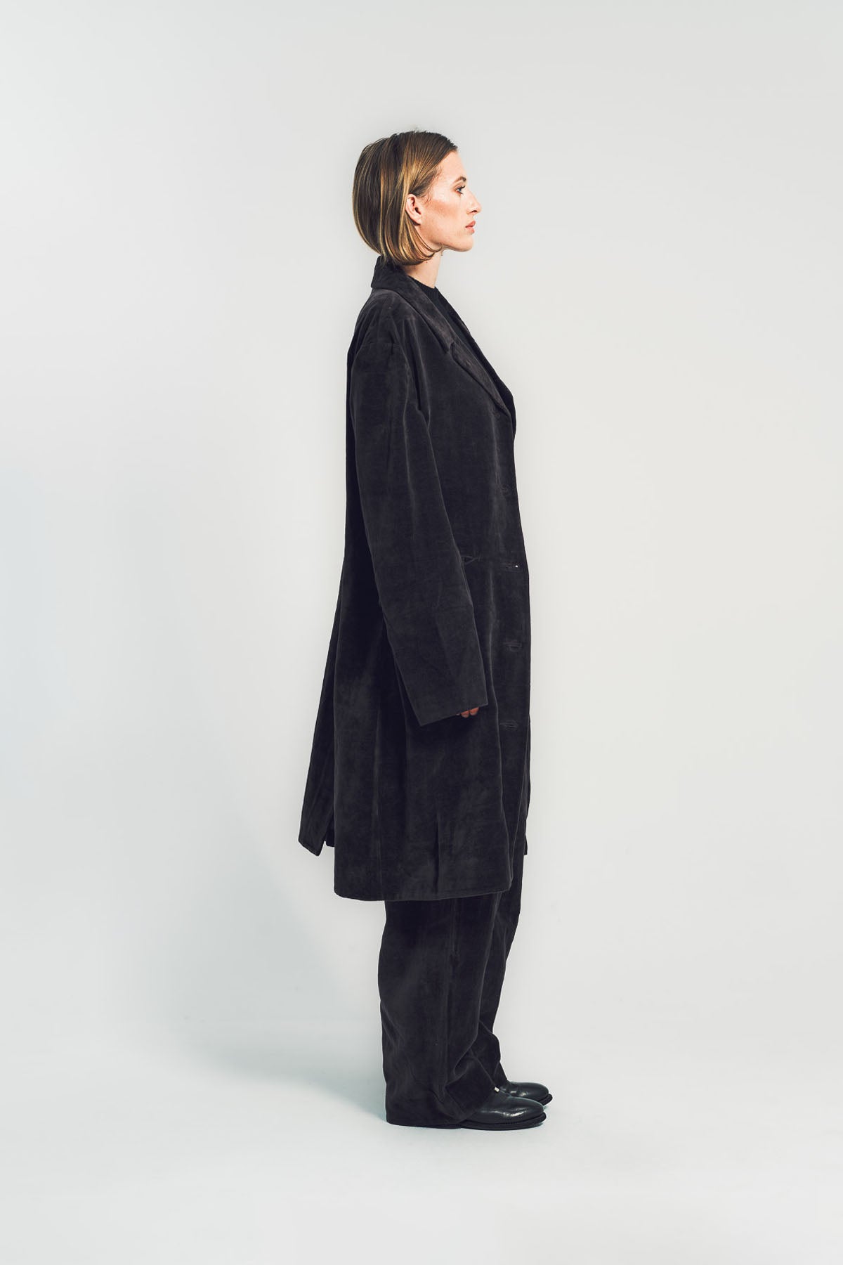 ZIGGY CHEN | SPREAD COLLAR COAT