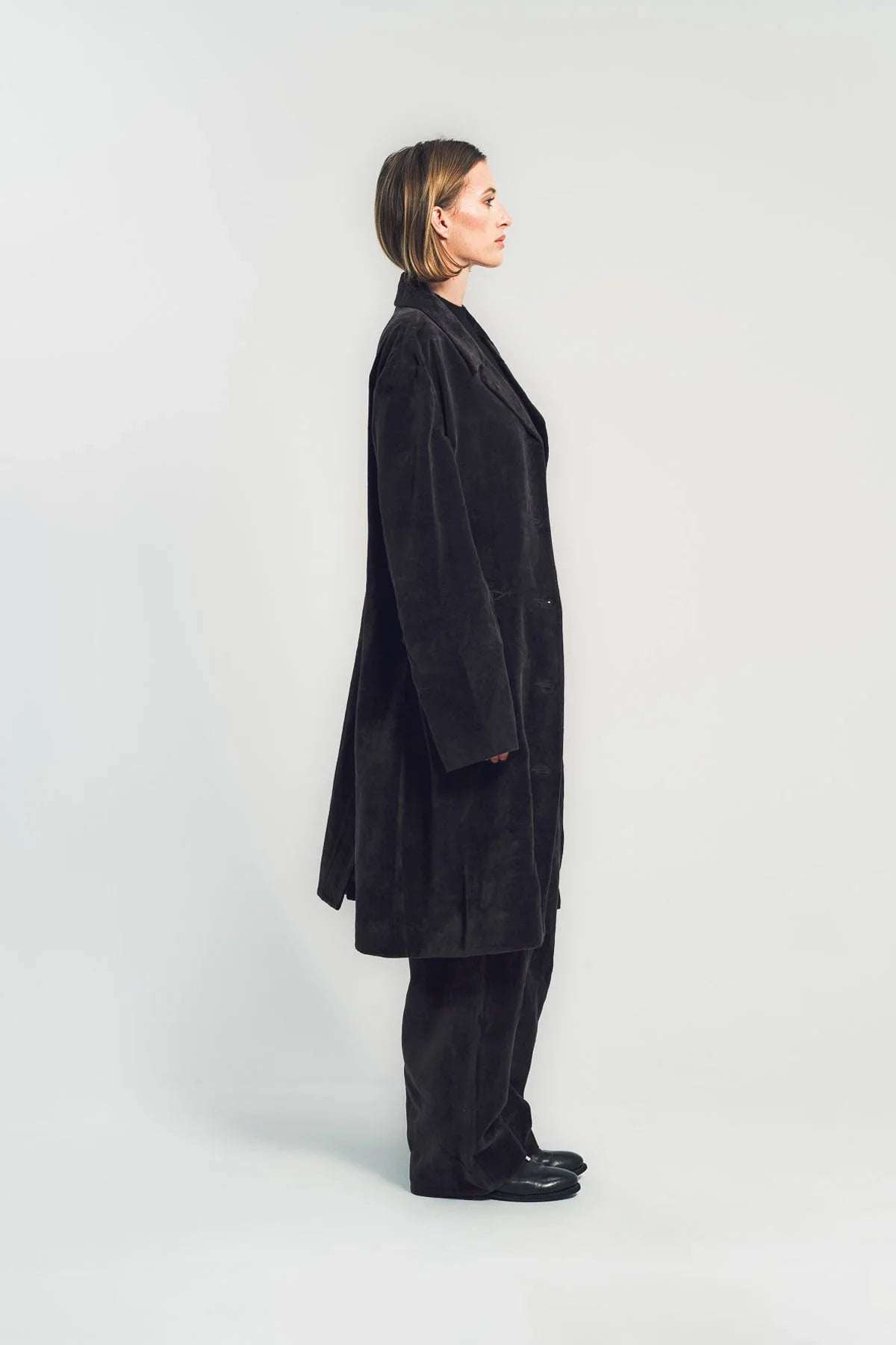 ZIGGY CHEN | SPREAD COLLAR COAT