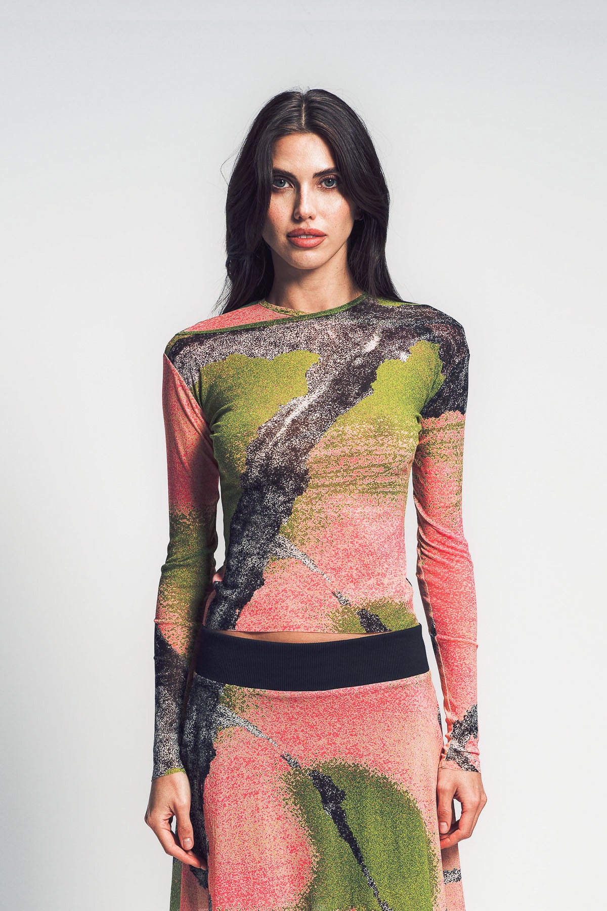 PAULA CANOVAS DEL VAS | ZIGZAG NECKLINE TOP