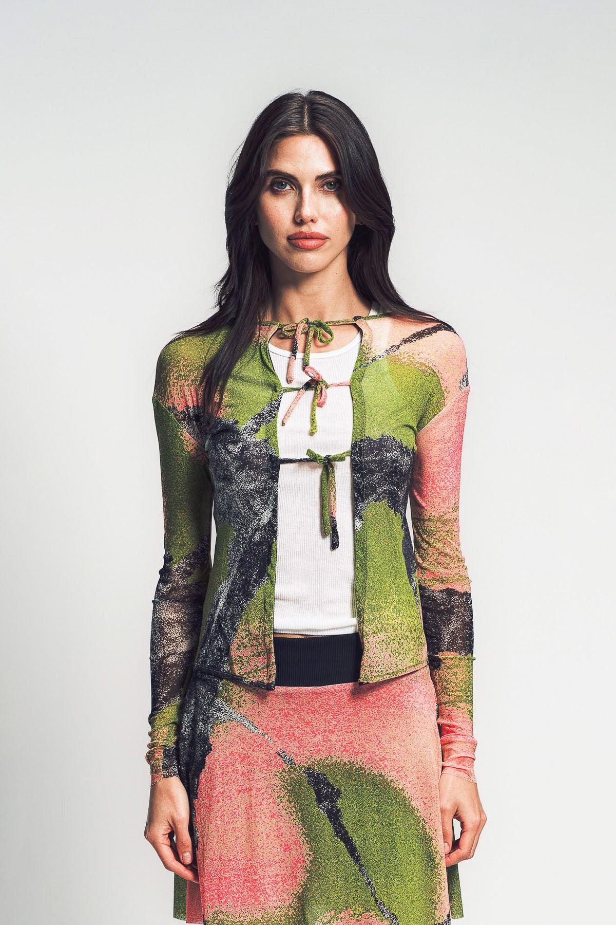 PAULA CANOVAS DEL VAS | RIBBON CARDIGAN