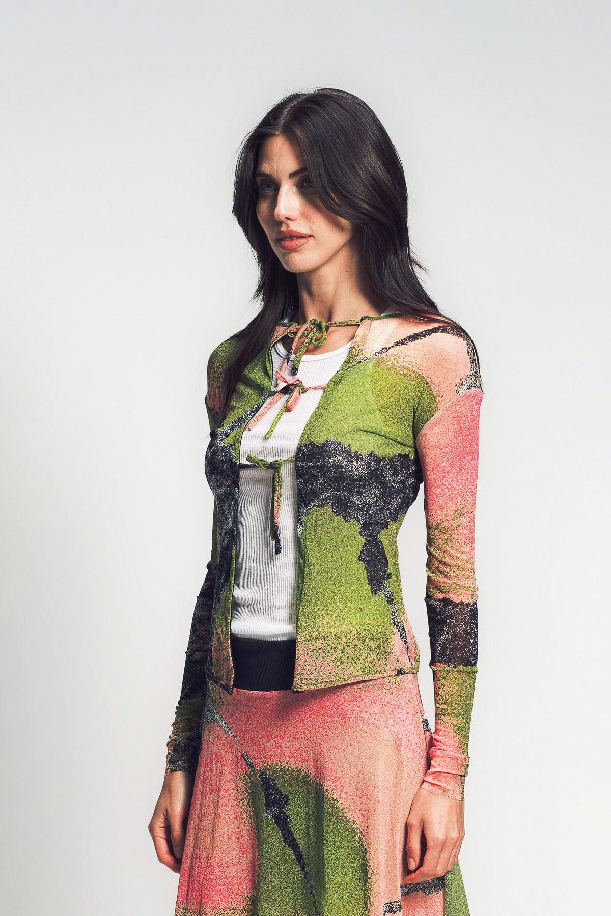 PAULA CANOVAS DEL VAS | RIBBON CARDIGAN