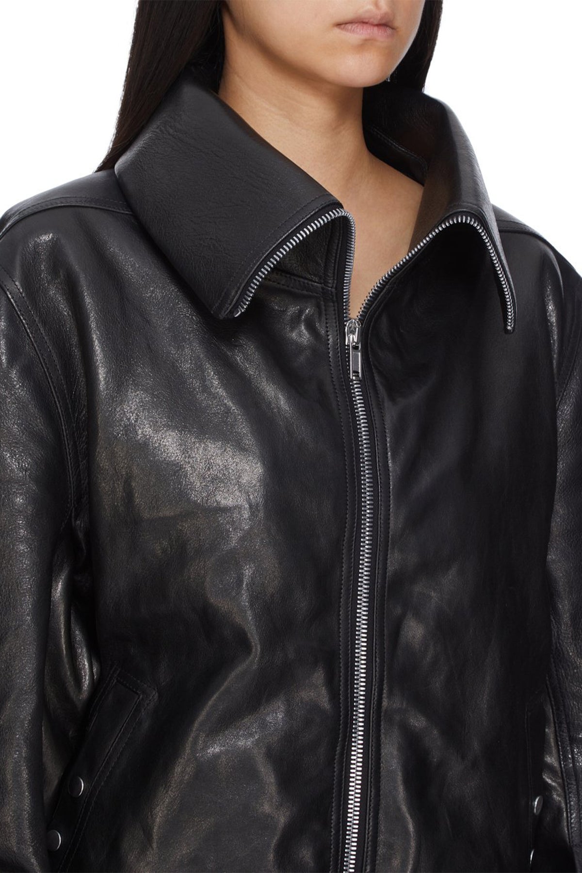 RICK OWENS | DRACUCOLLAR FLIGHT JACKET
